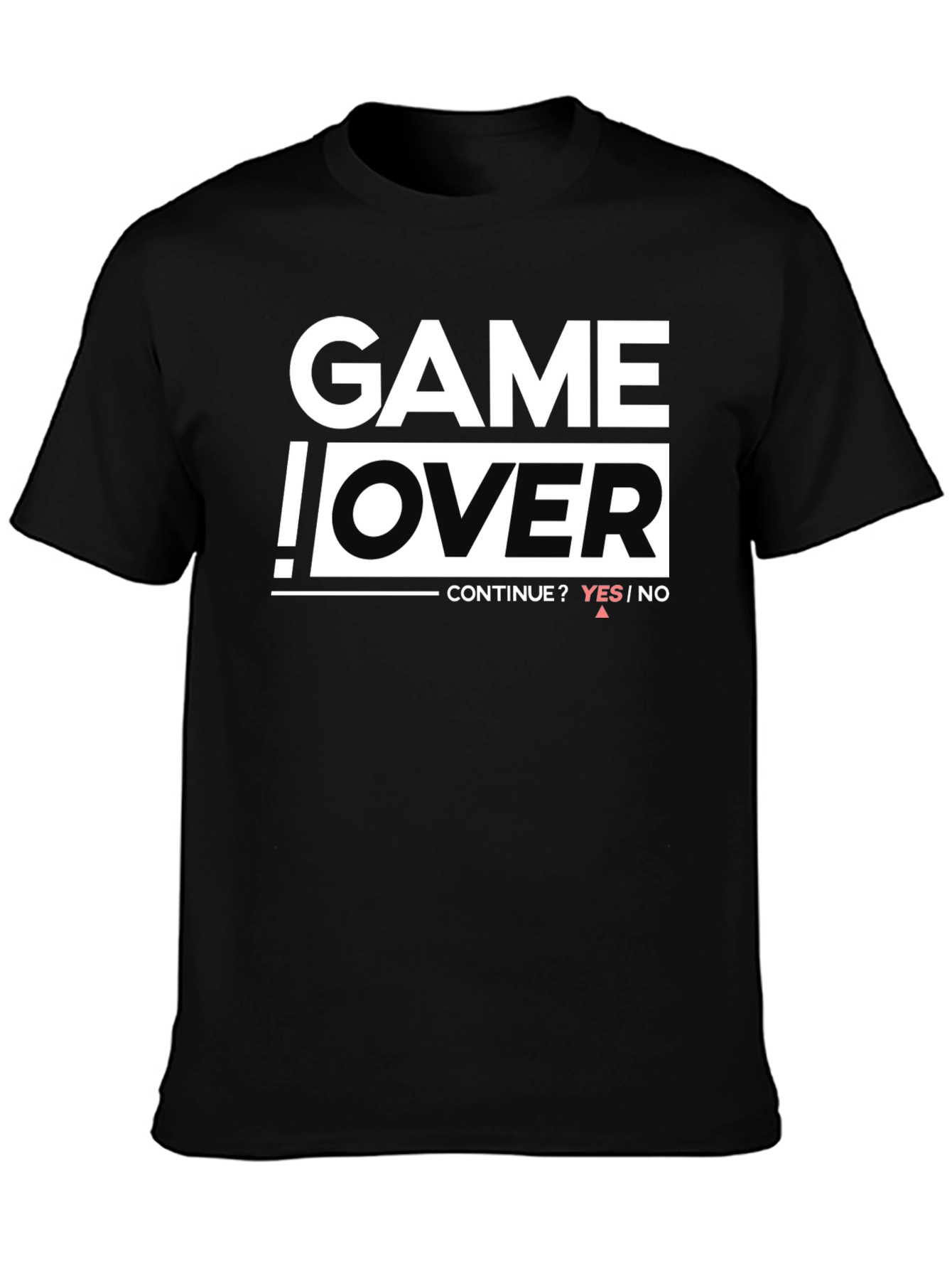 Game Over Continue? Black T-Shirt
