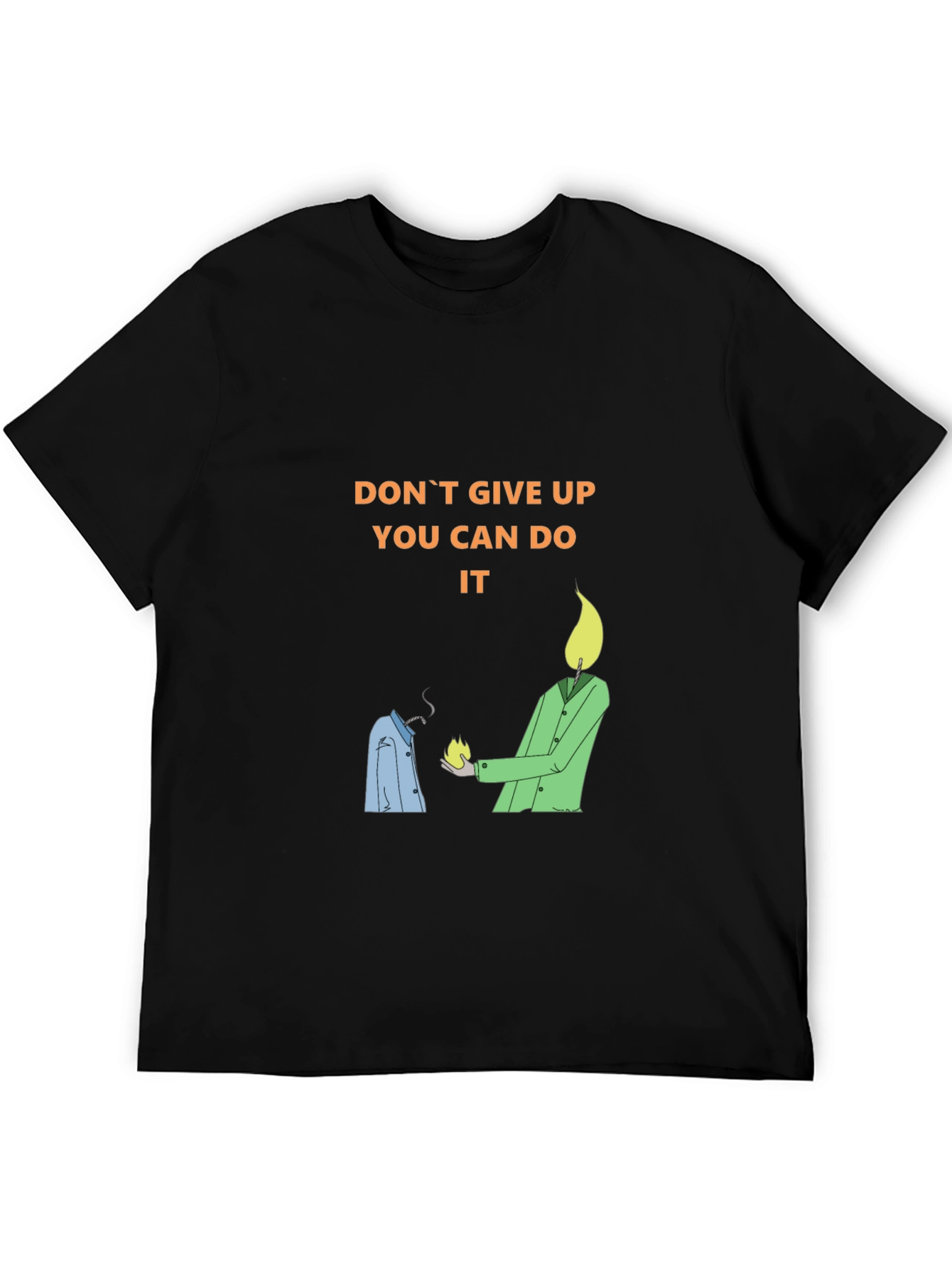 Motivational Graphic Tee - Dont Give Up