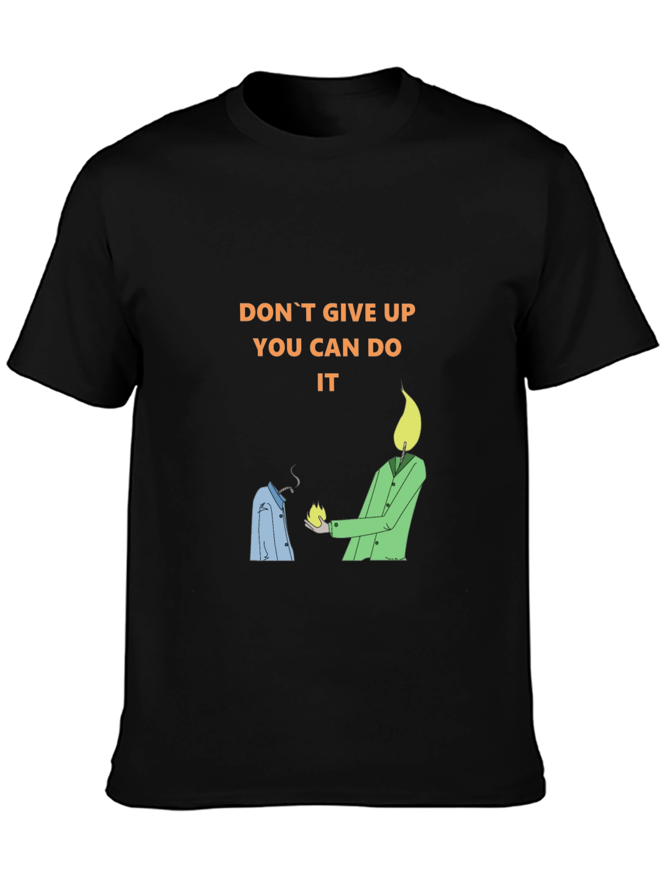Motivational Graphic Tee - Dont Give Up