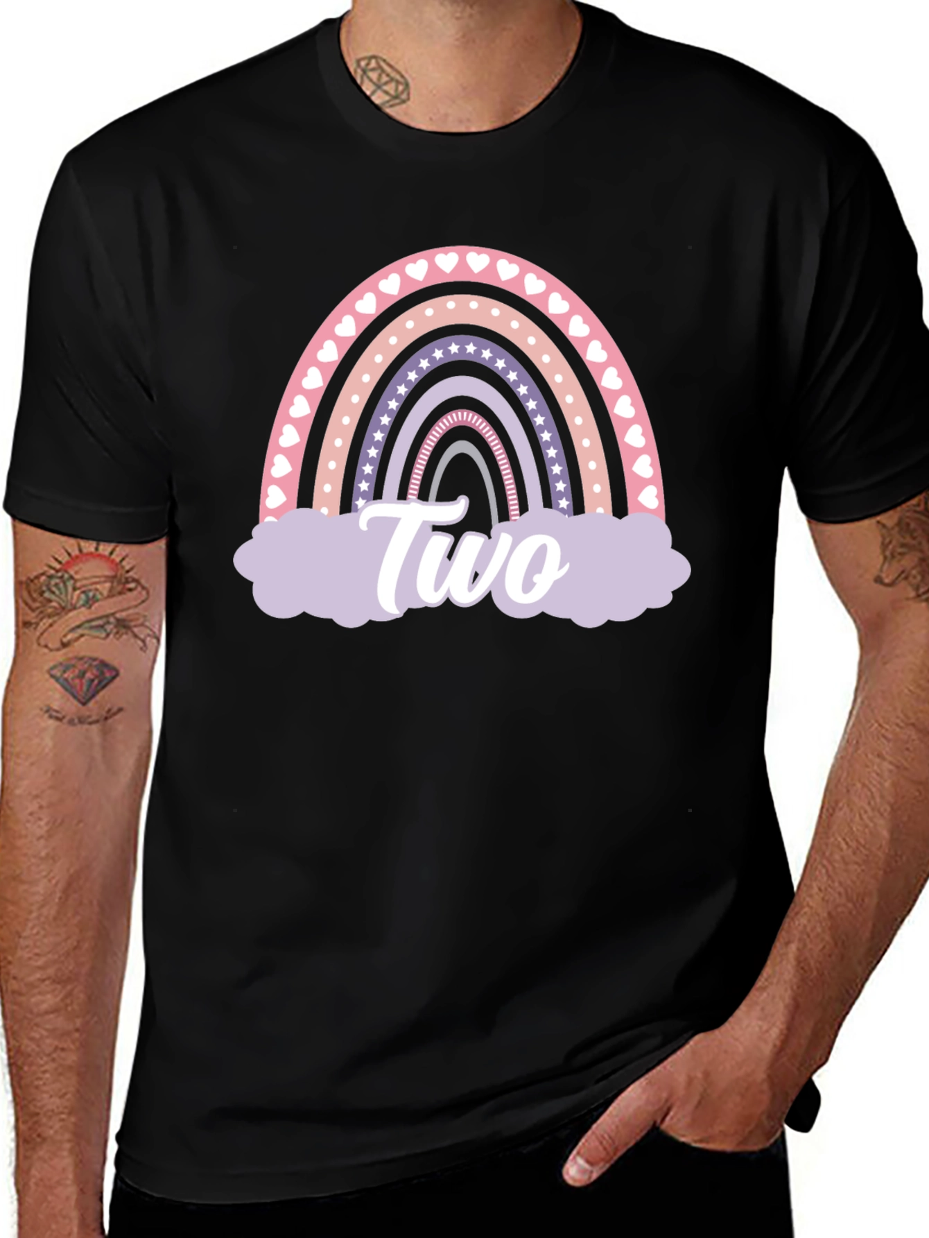 Rainbow Two Birthday T-Shirt