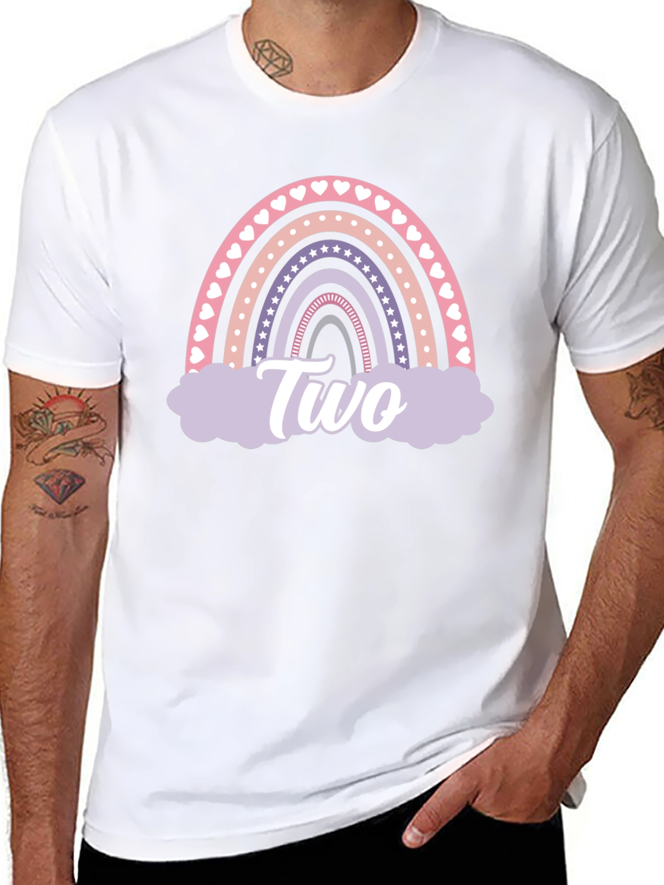 Rainbow Two Birthday T-Shirt