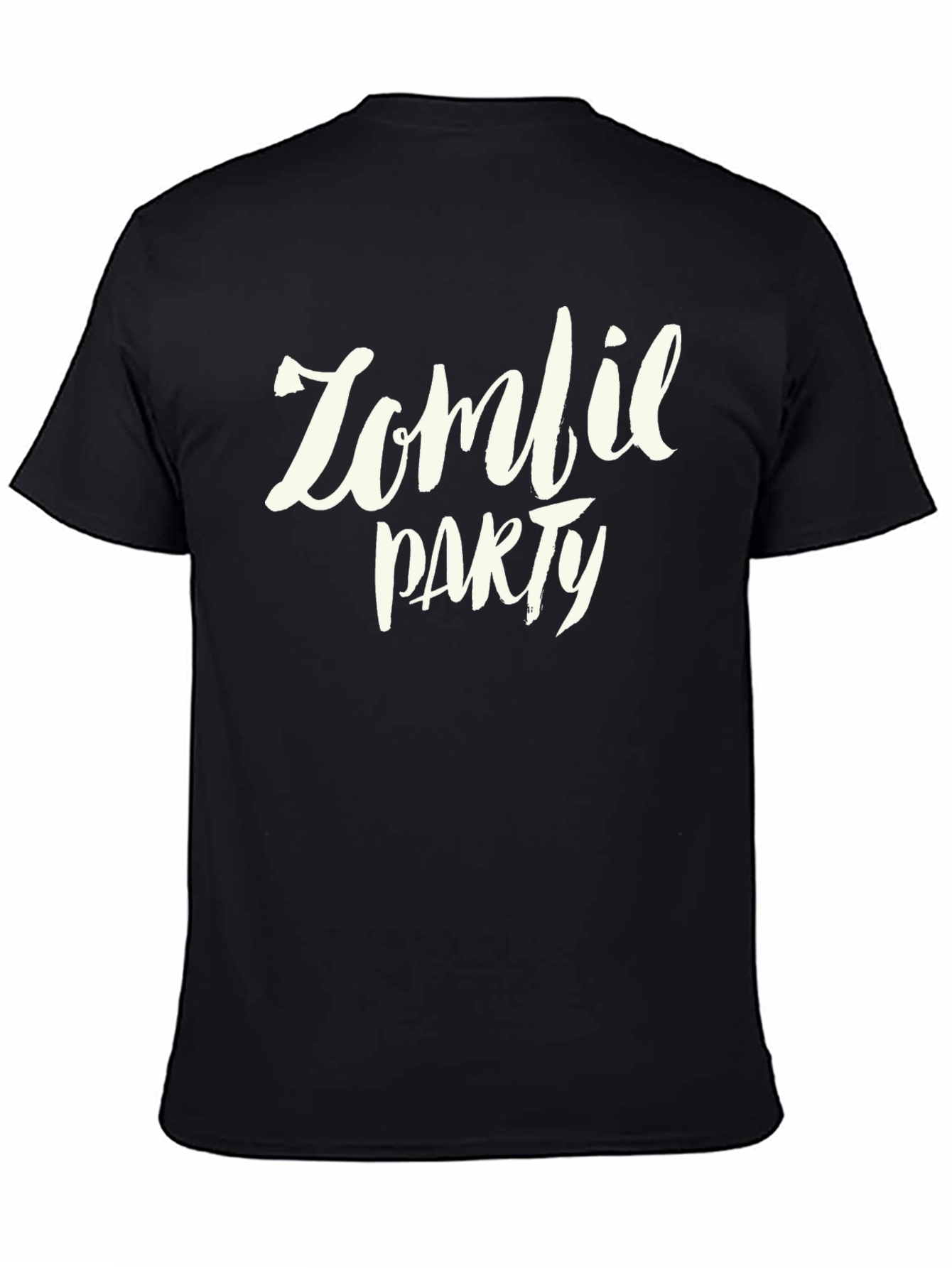 Zombie Party Black T-Shirt
