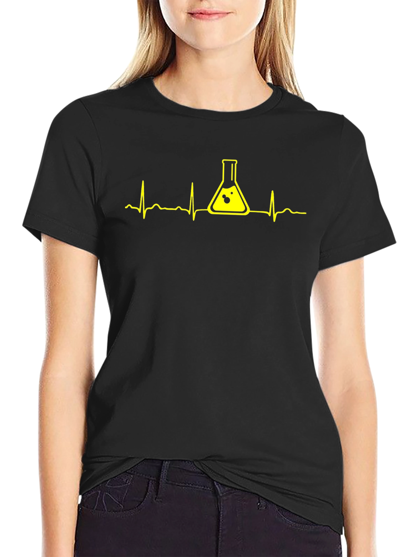 Chemistry Heartbeat T-Shirt - Science Lover Tee