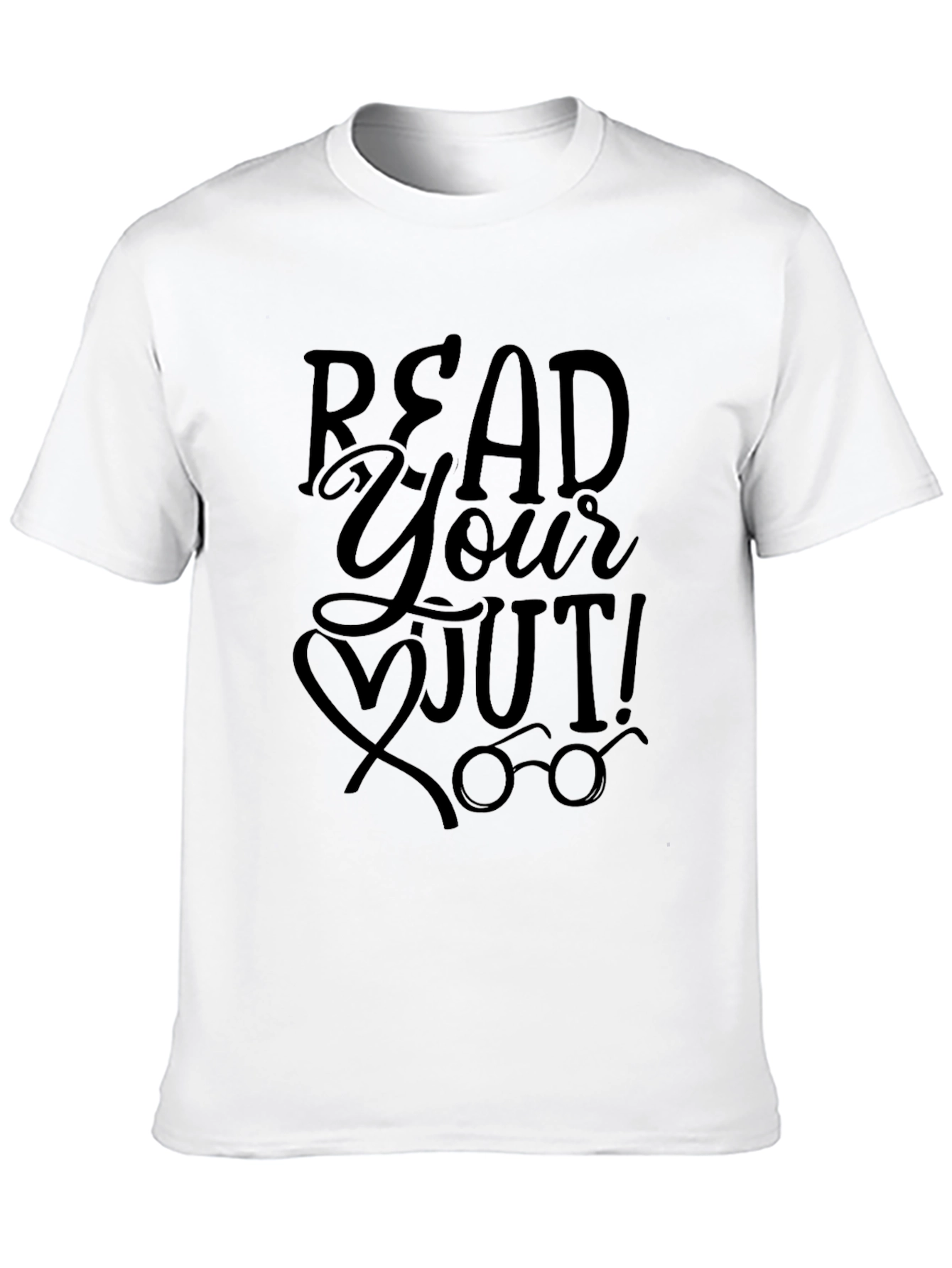 Read Your Heart Out Black T-Shirt
