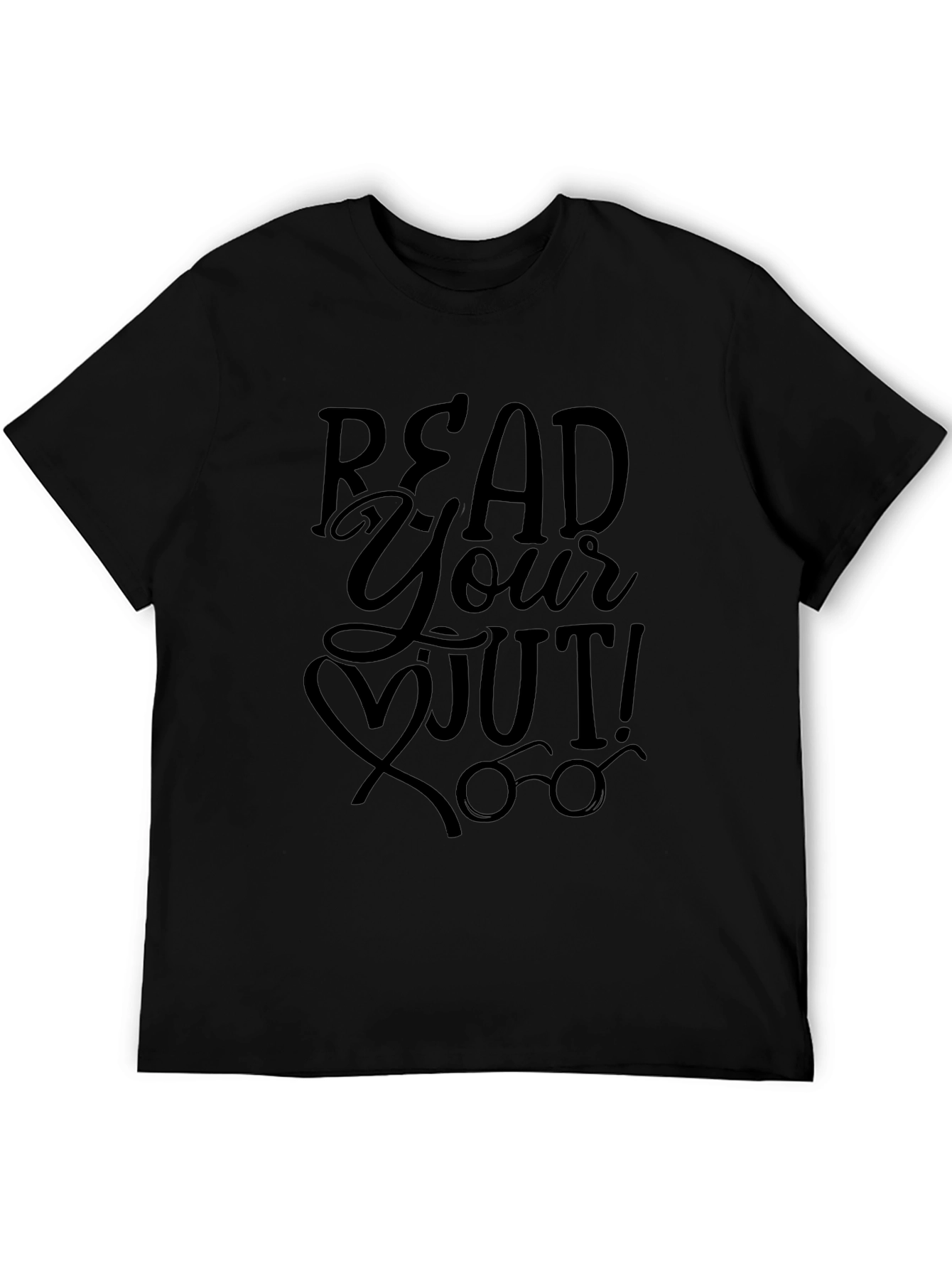Read Your Heart Out Black T-Shirt