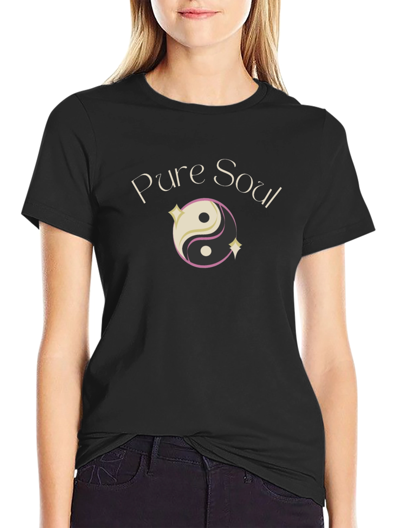 Pure Soul Yin Yang Graphic Tee