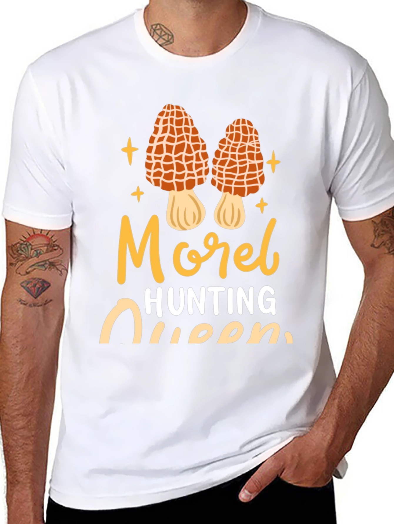 Morel Hunting Queen Graphic Tee