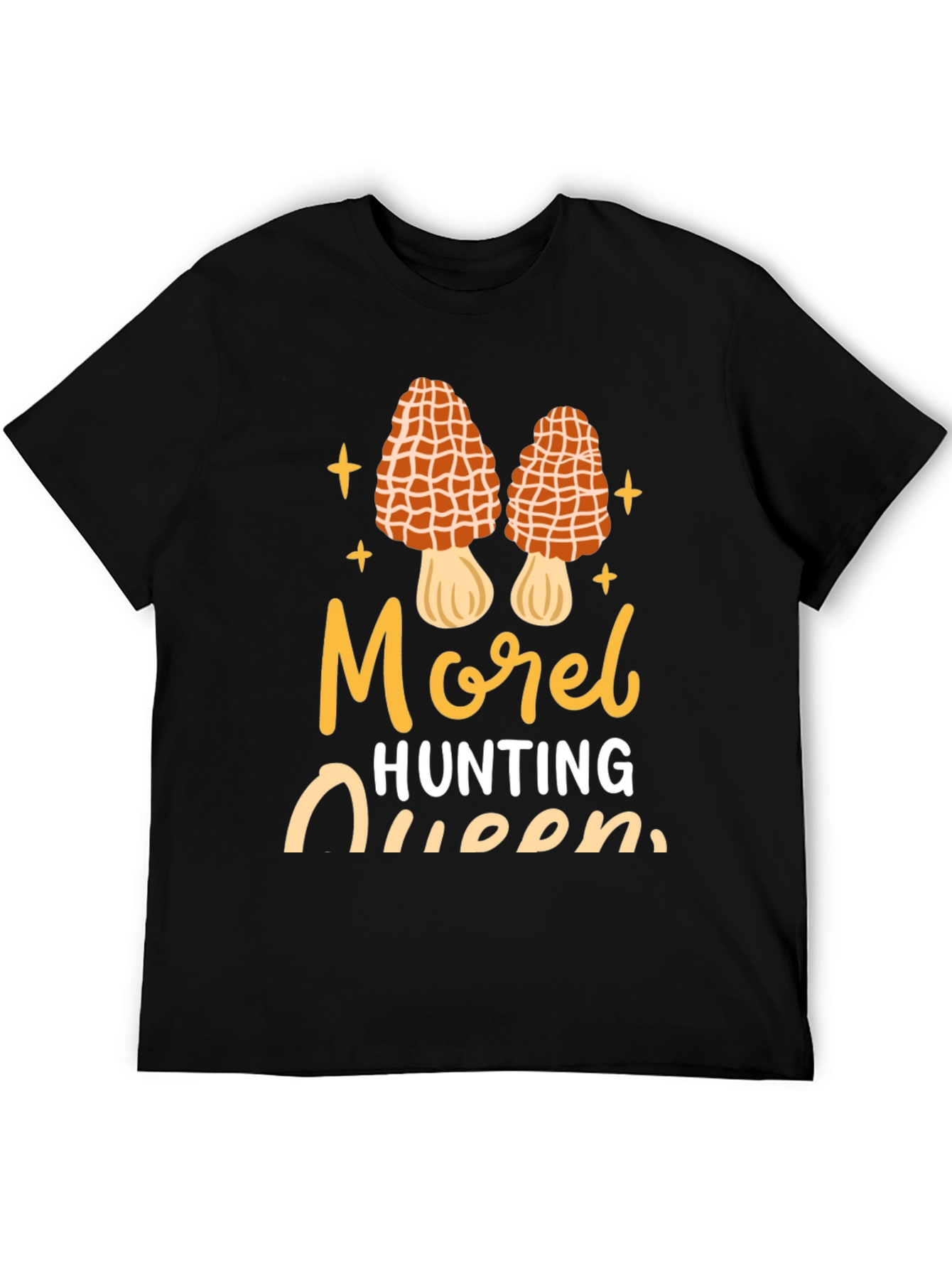 Morel Hunting Queen Graphic Tee