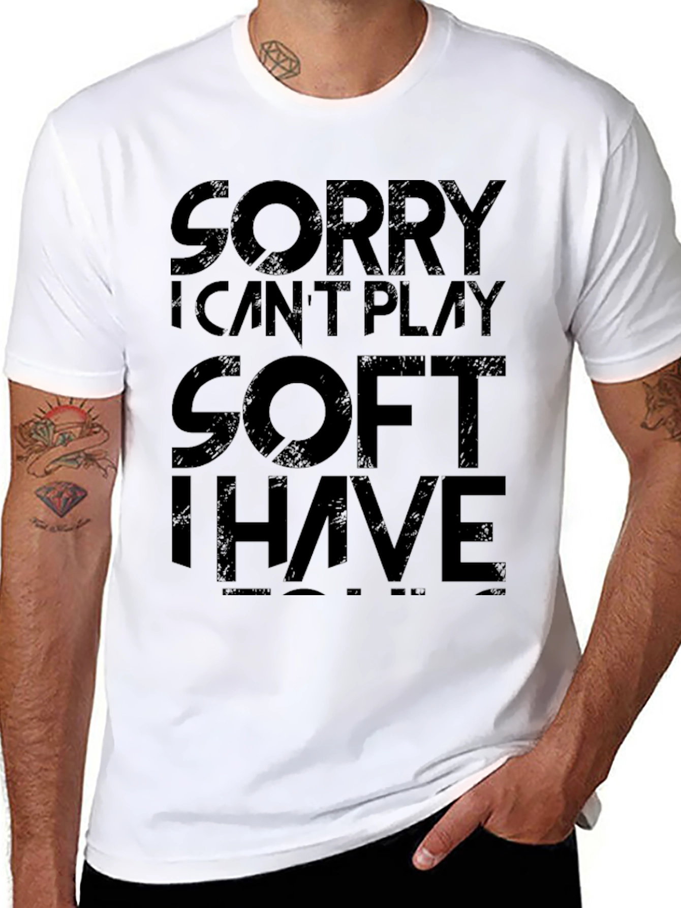 Sorry Cant Play Soft T-Shirt