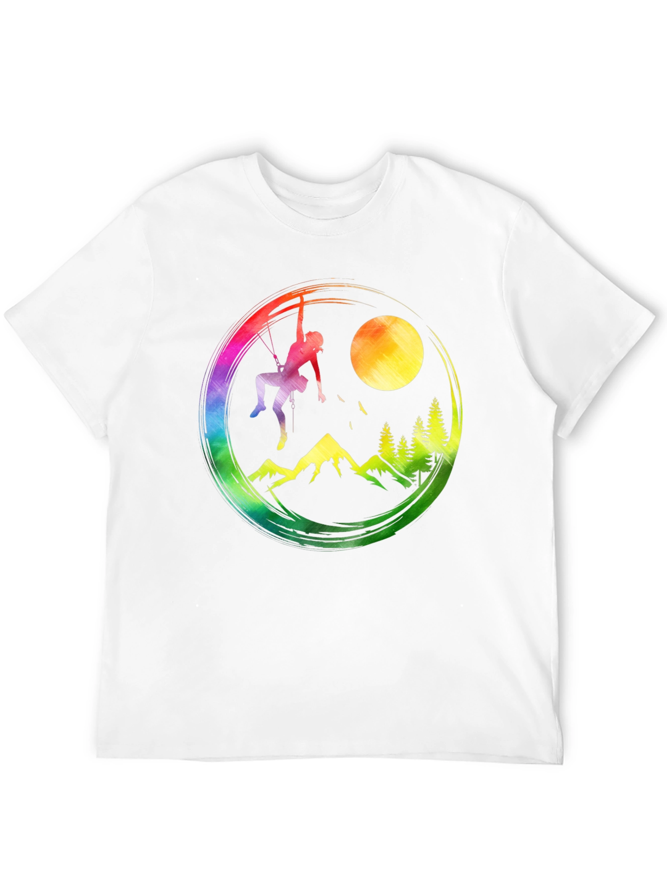 Colorful Climber Graphic T-Shirt