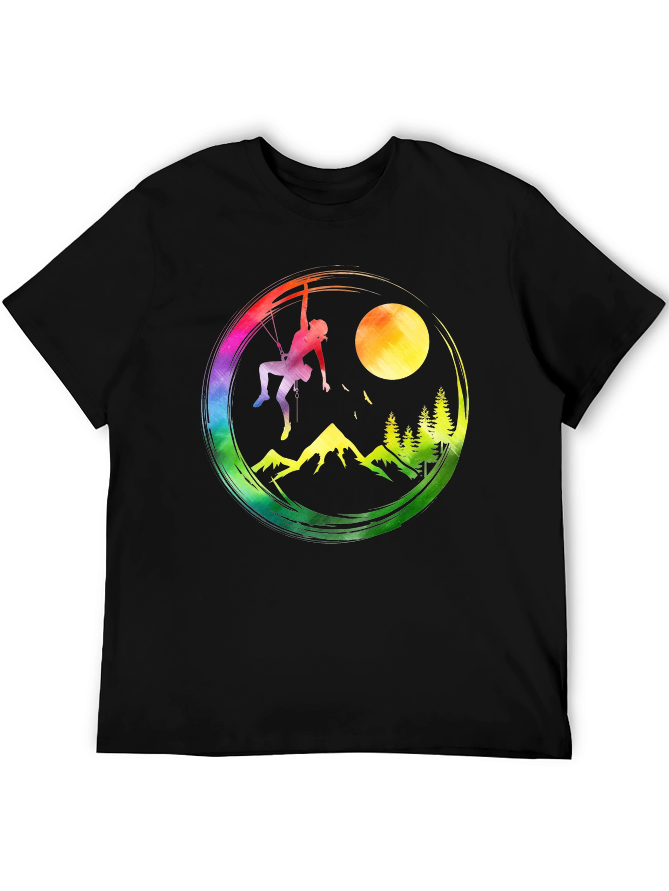 Colorful Climber Graphic T-Shirt