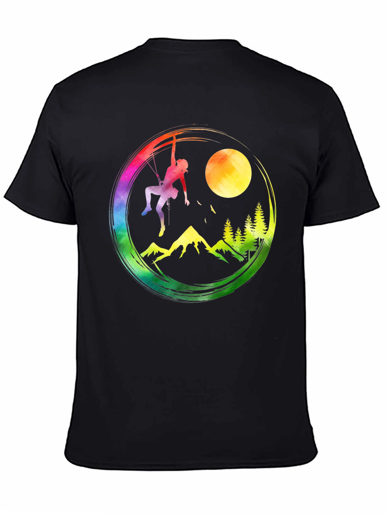 Colorful Climber Graphic T-Shirt