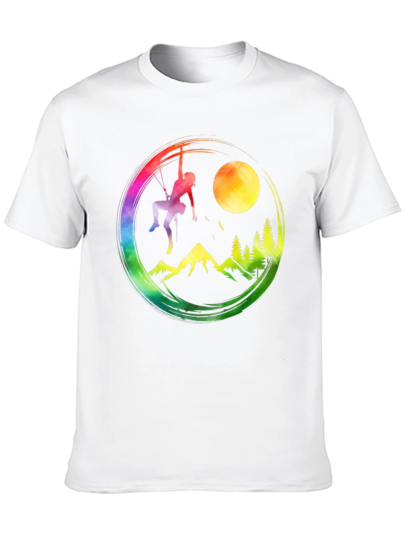 Colorful Climber Graphic T-Shirt