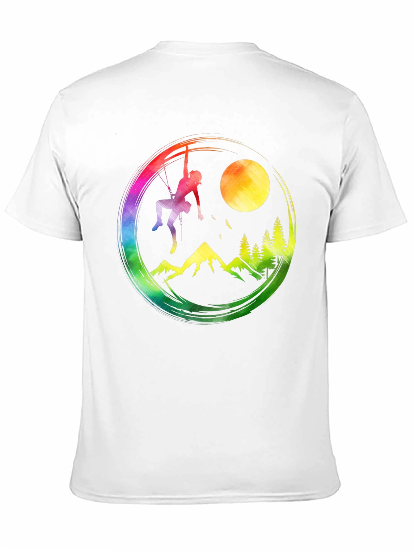 Colorful Climber Graphic T-Shirt