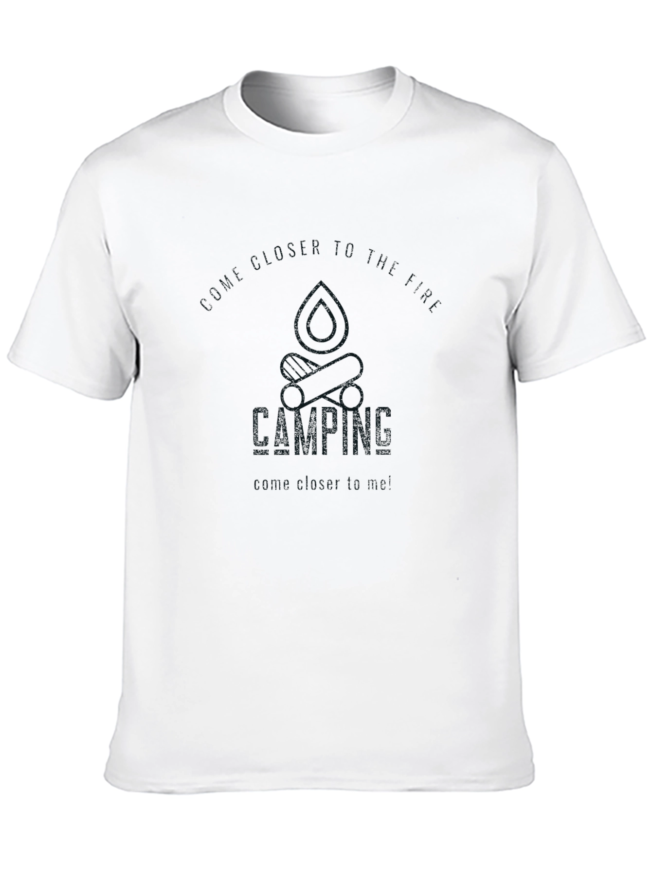 Camping Adventure T-Shirt - Black