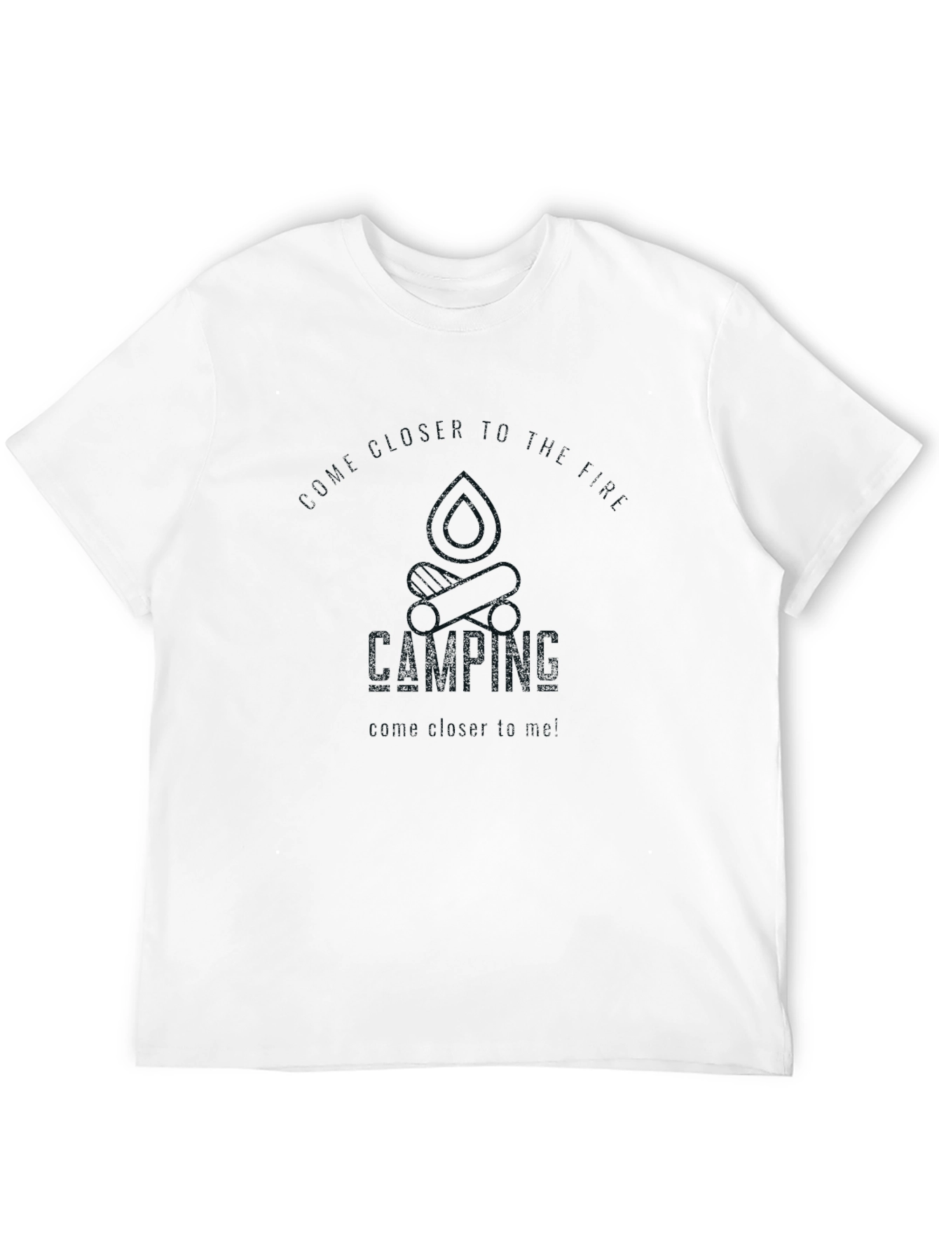 Camping Adventure T-Shirt - Black