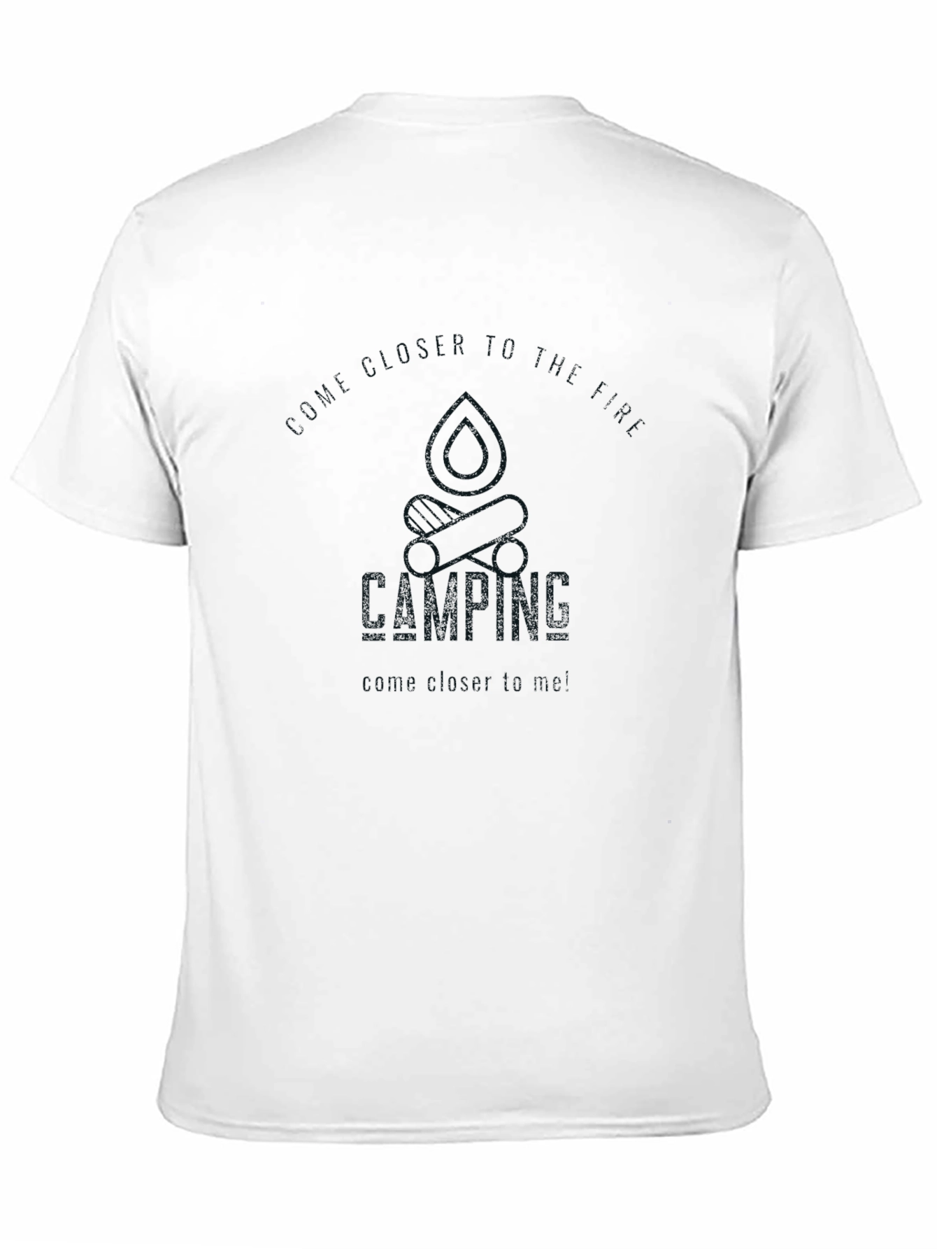 Camping Adventure T-Shirt - Black