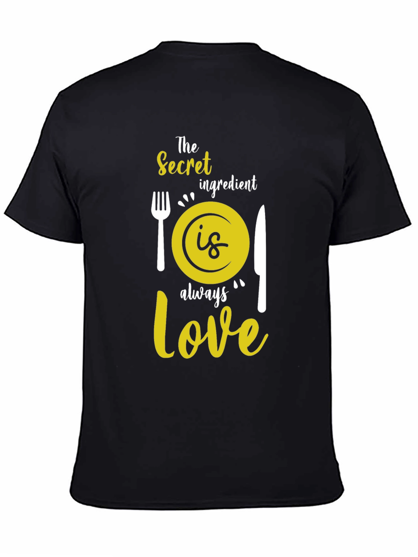 Secret Ingredient Love Graphic Tee - Black