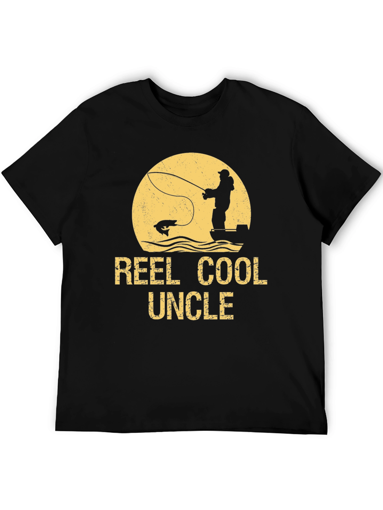 Reel Cool Uncle Fishing T-Shirt - Fisherman Gift