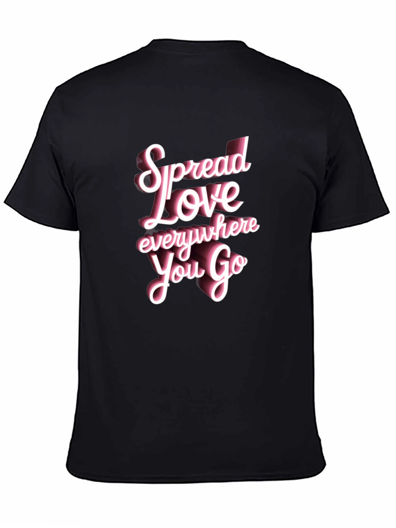 Spread Love Graphic Tee - Black
