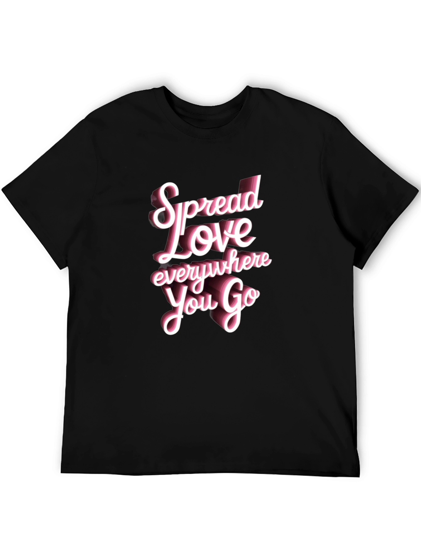 Spread Love Graphic Tee - Black