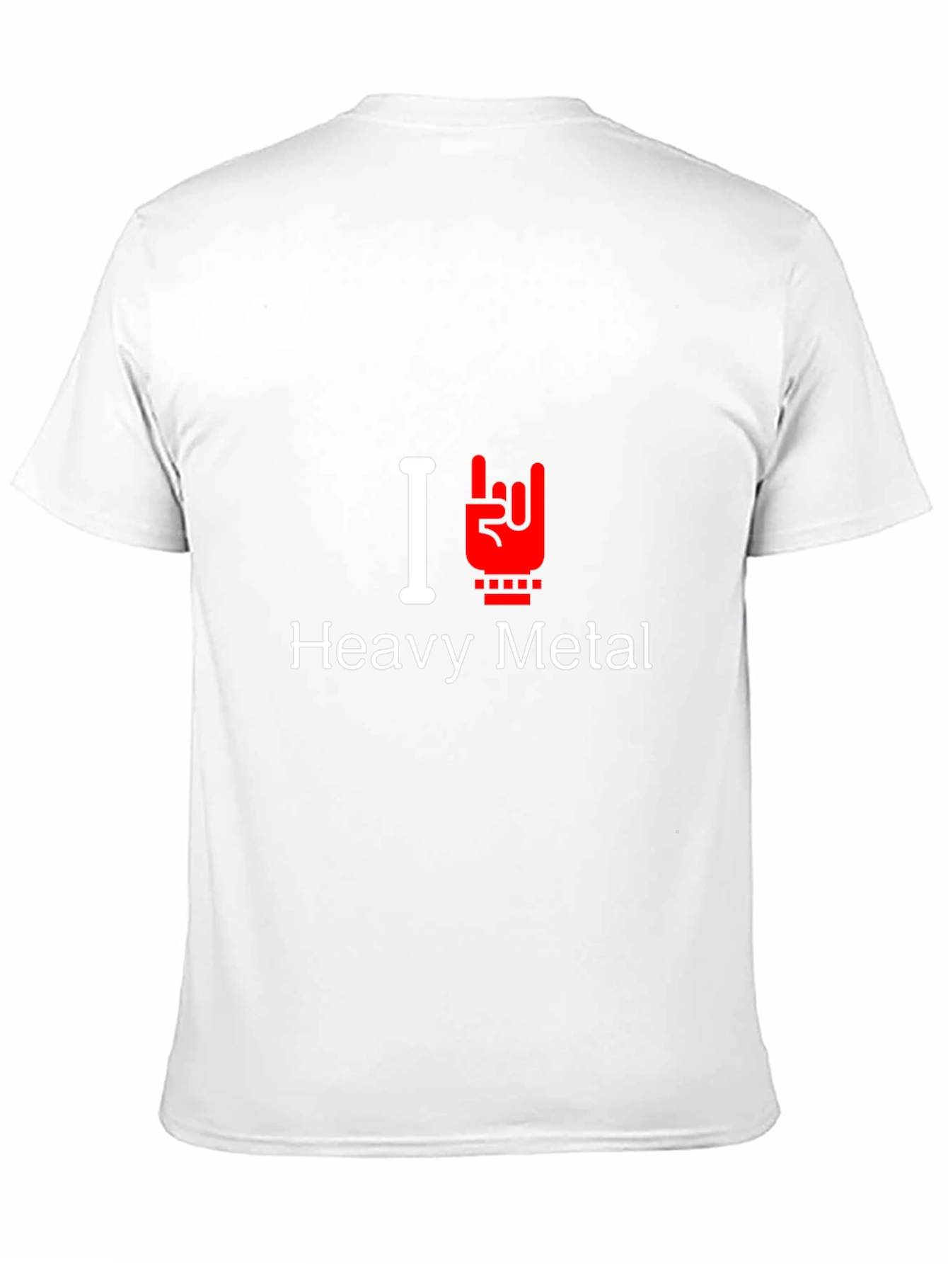 I Love Heavy Metal Black T-Shirt