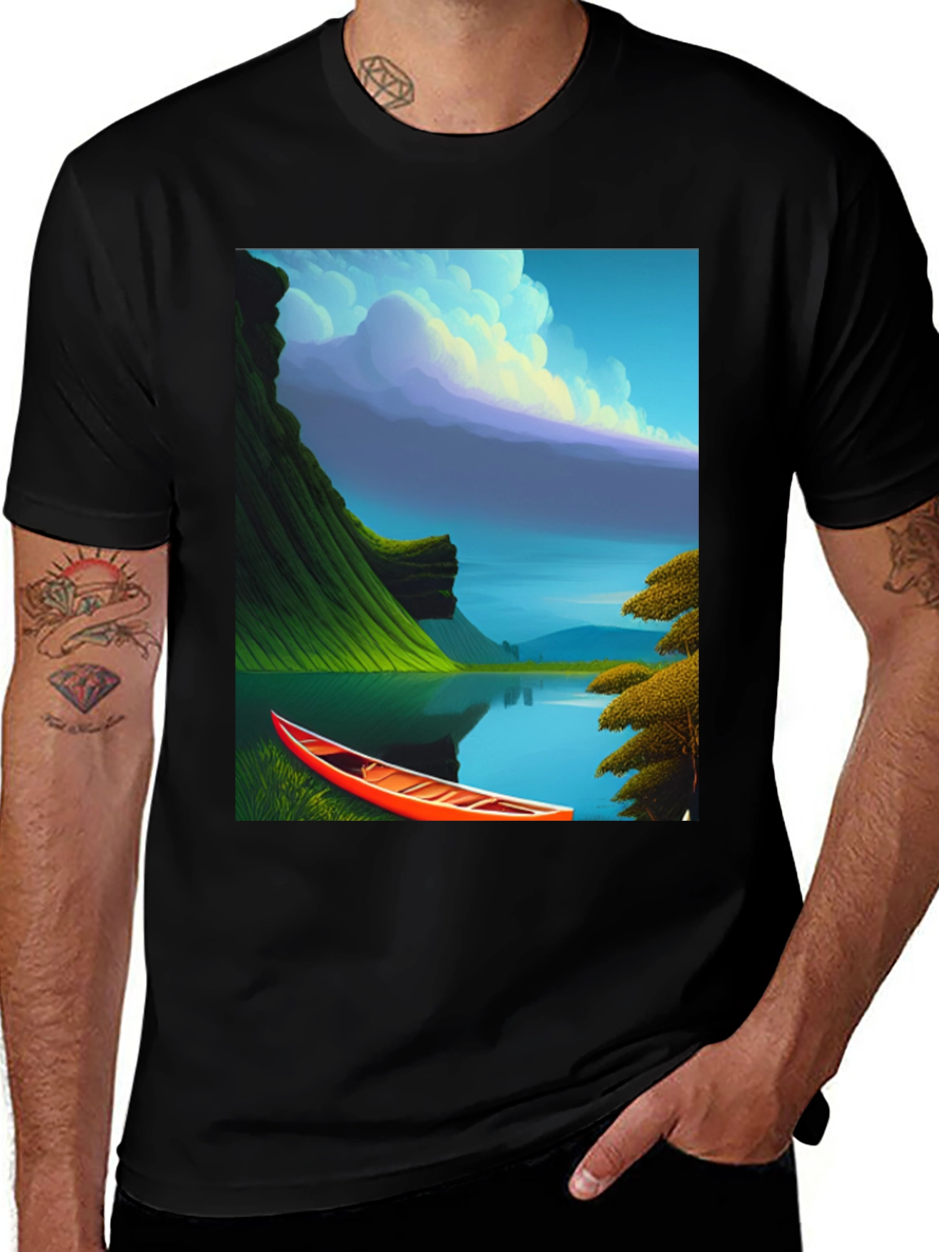 Scenic Lake T-Shirt - Adventure Ready Style
