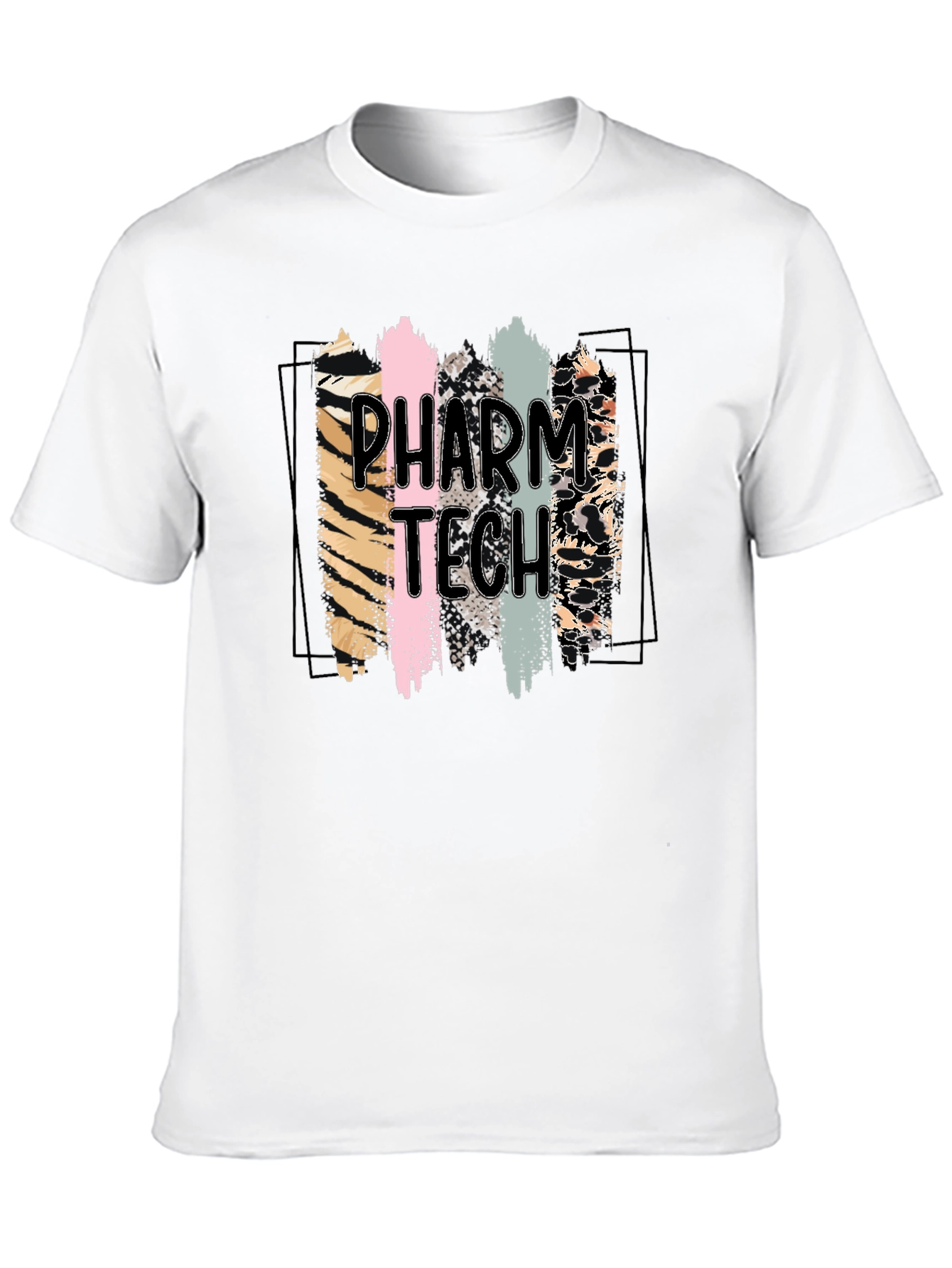 Pharm Tech Animal Print T-Shirt - Trendy Technician Tee