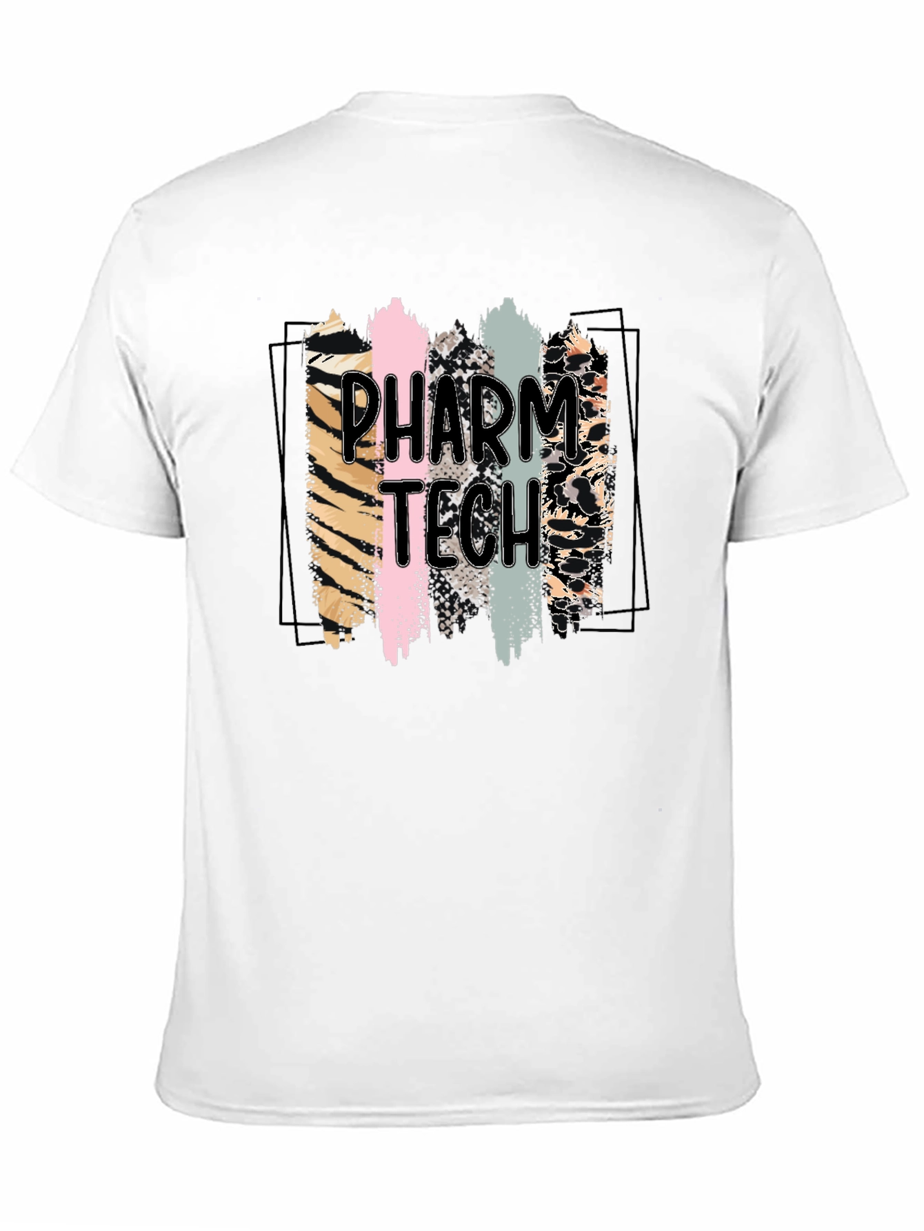 Pharm Tech Animal Print T-Shirt - Trendy Technician Tee
