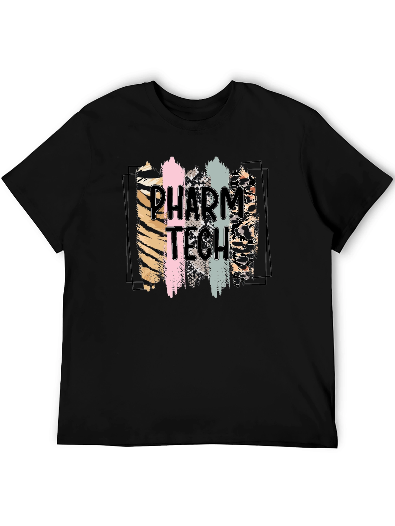 Pharm Tech Animal Print T-Shirt - Trendy Technician Tee