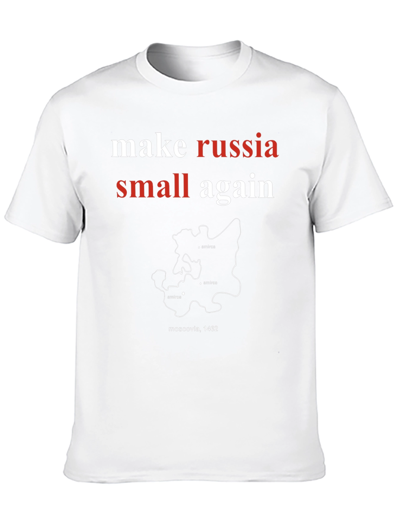 Make Russia Small Again T-Shirt - Black Cotton Tee