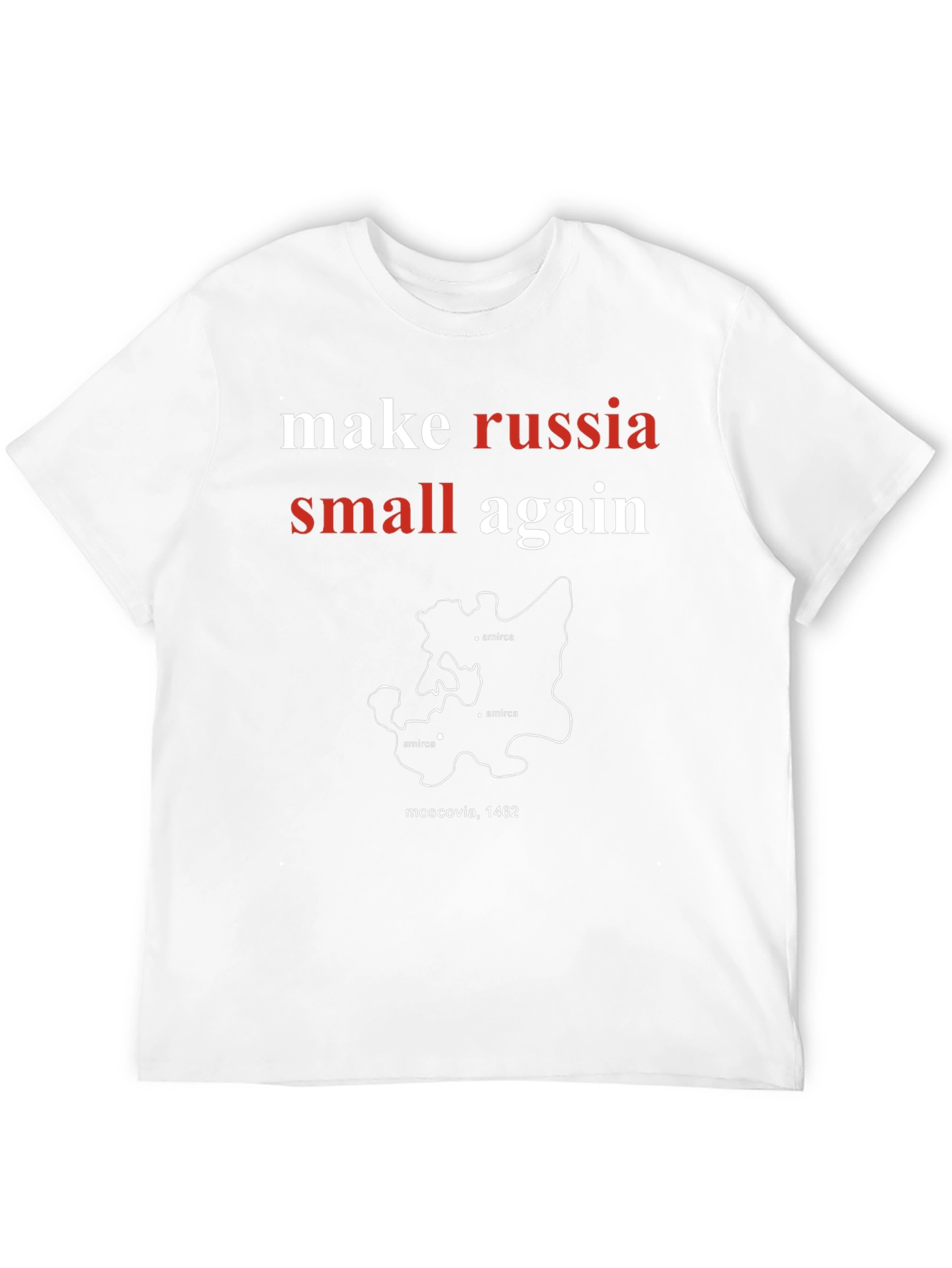 Make Russia Small Again T-Shirt - Black Cotton Tee