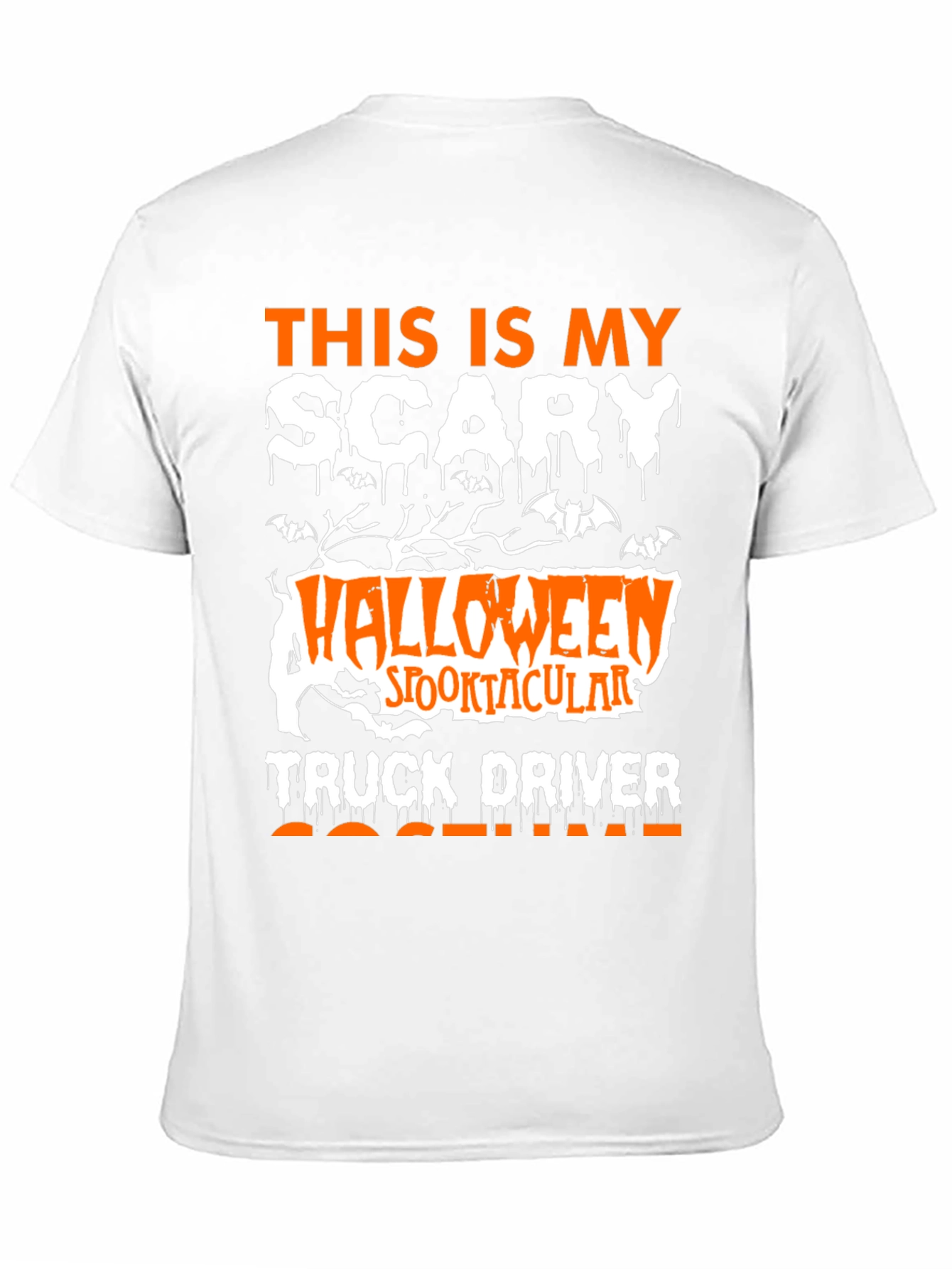 Scary Halloween Truck Driver T-Shirt