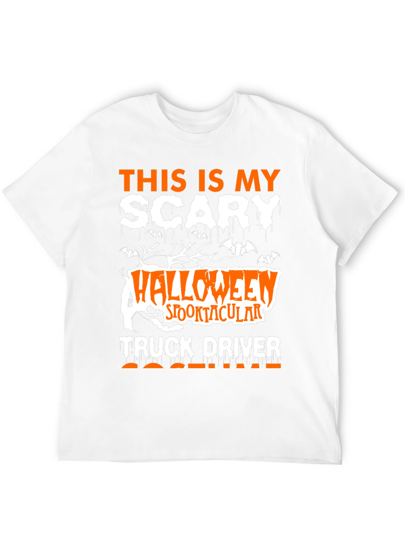 Scary Halloween Truck Driver T-Shirt