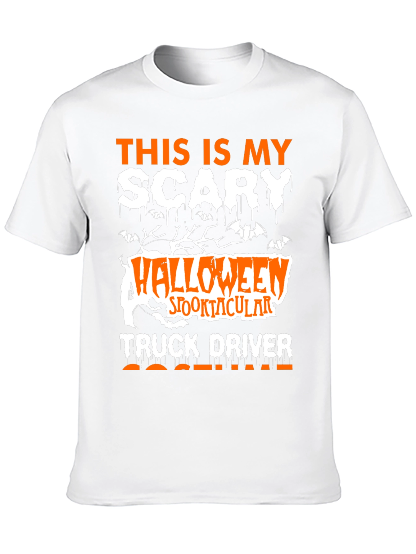 Scary Halloween Truck Driver T-Shirt