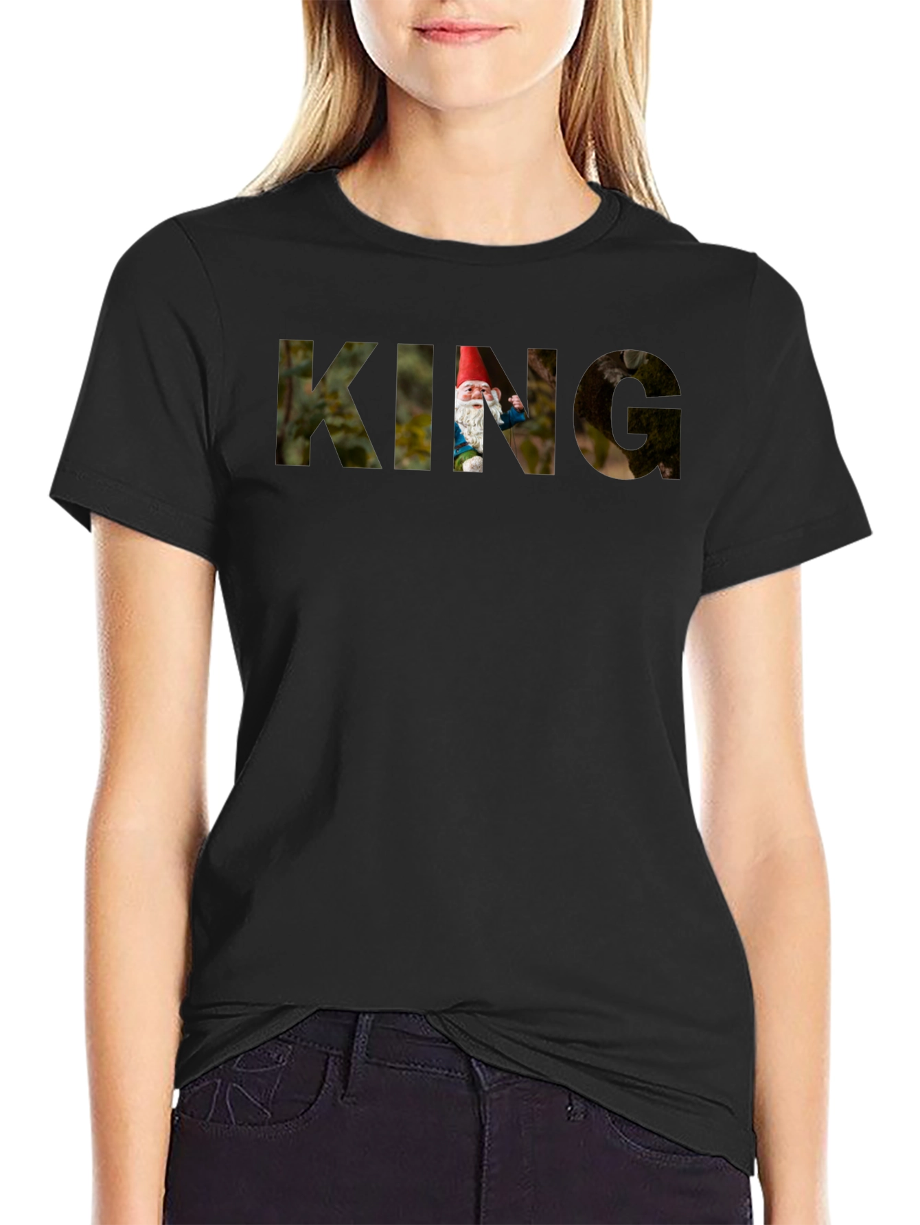 Gnome King T-Shirt - Novelty Design