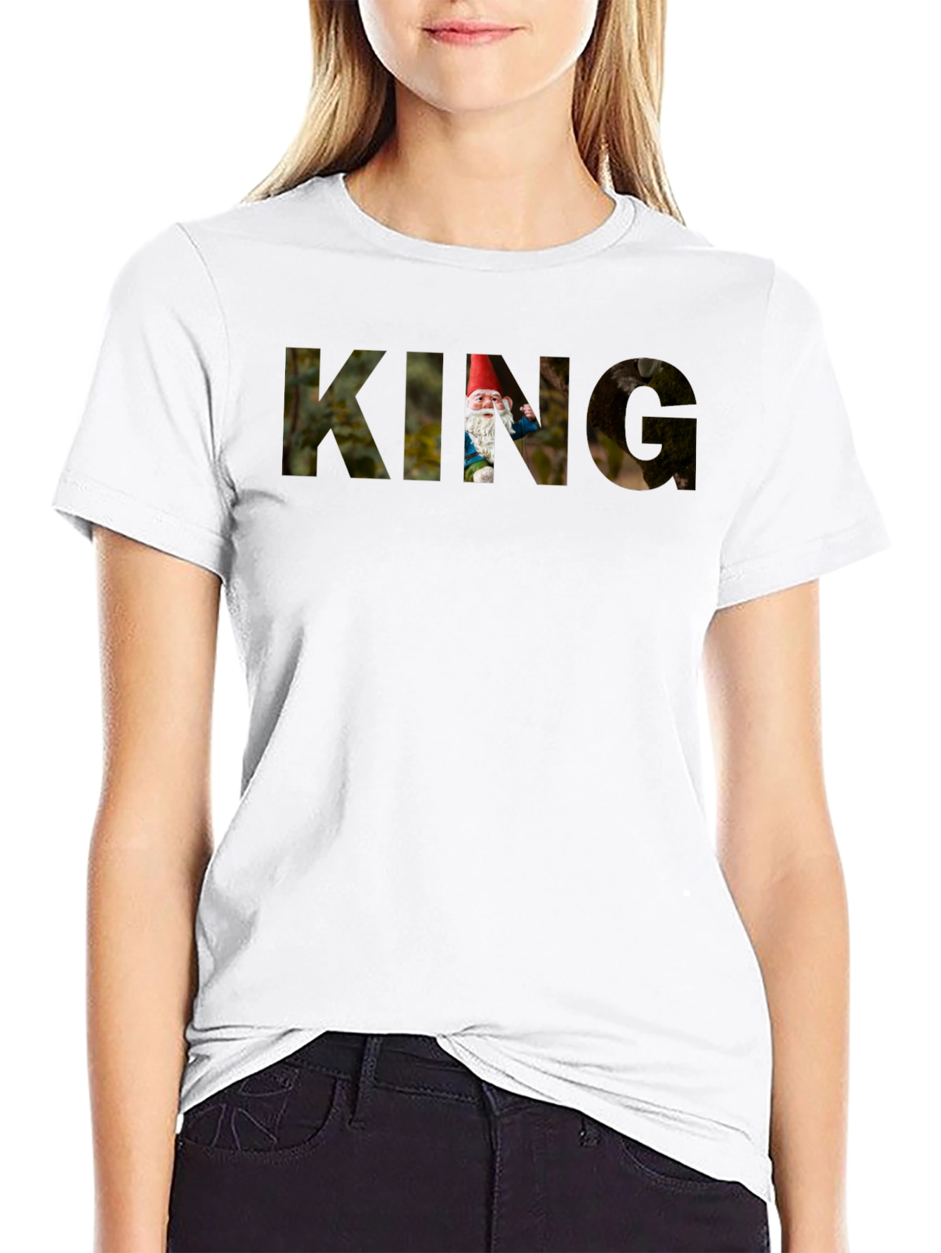 Gnome King T-Shirt - Novelty Design