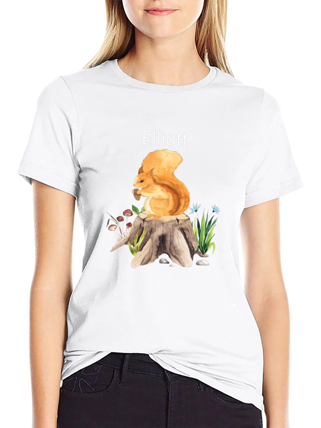 Elliotts Squirrel Tee - Personalized Nature Shirt