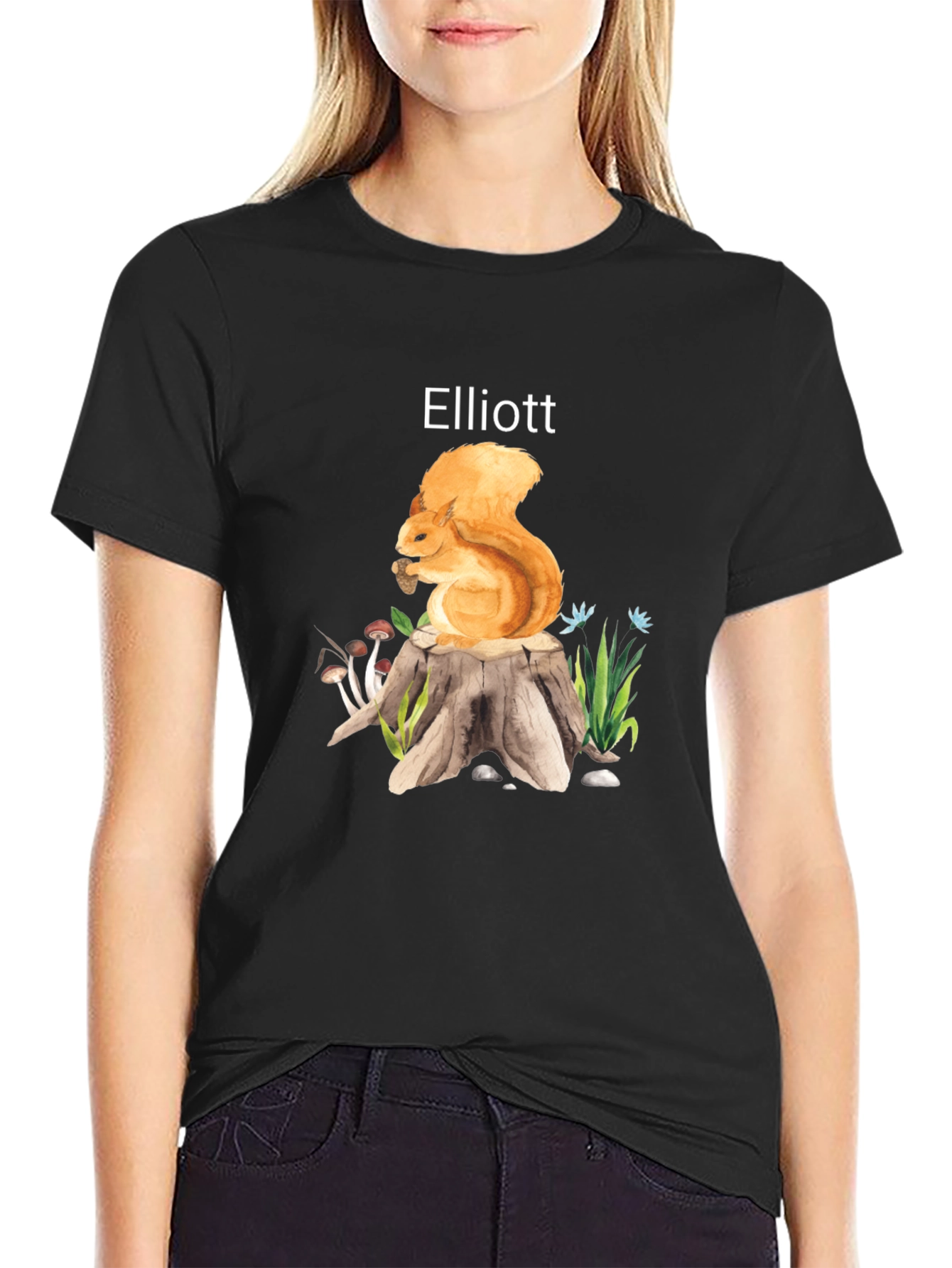 Elliotts Squirrel Tee - Personalized Nature Shirt