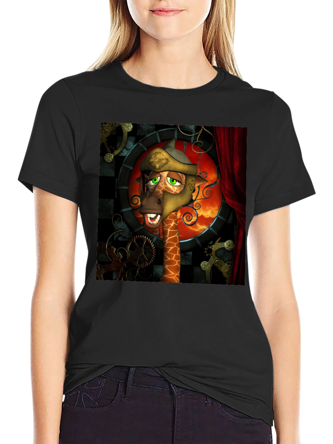 Steampunk Giraffe T-Shirt