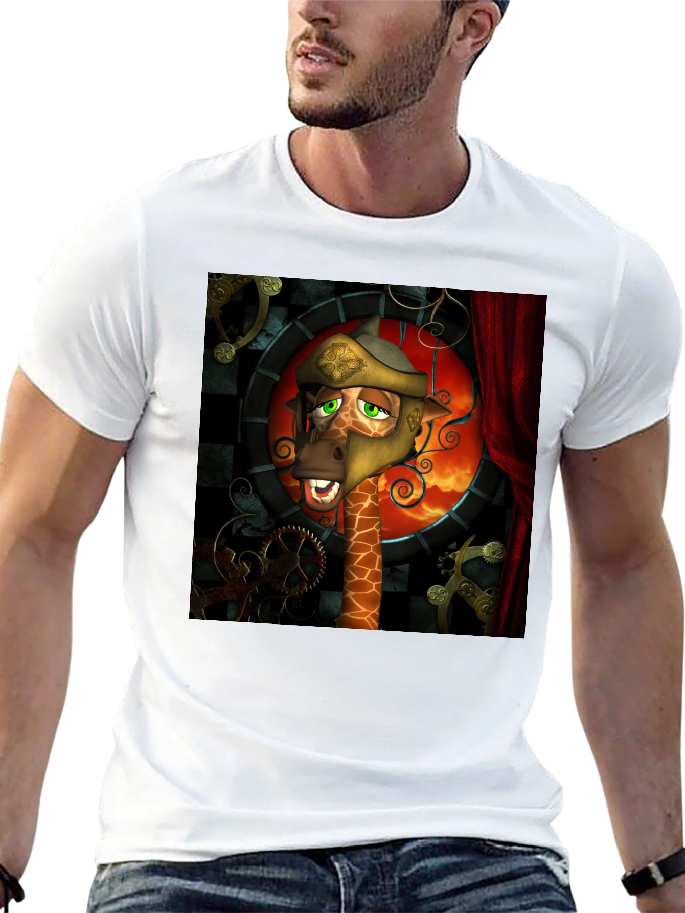 Steampunk Giraffe T-Shirt