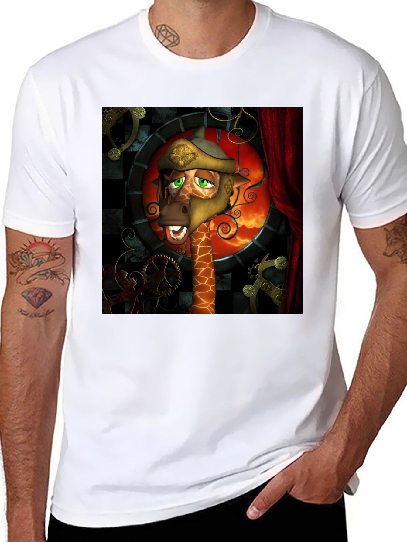 Steampunk Giraffe T-Shirt