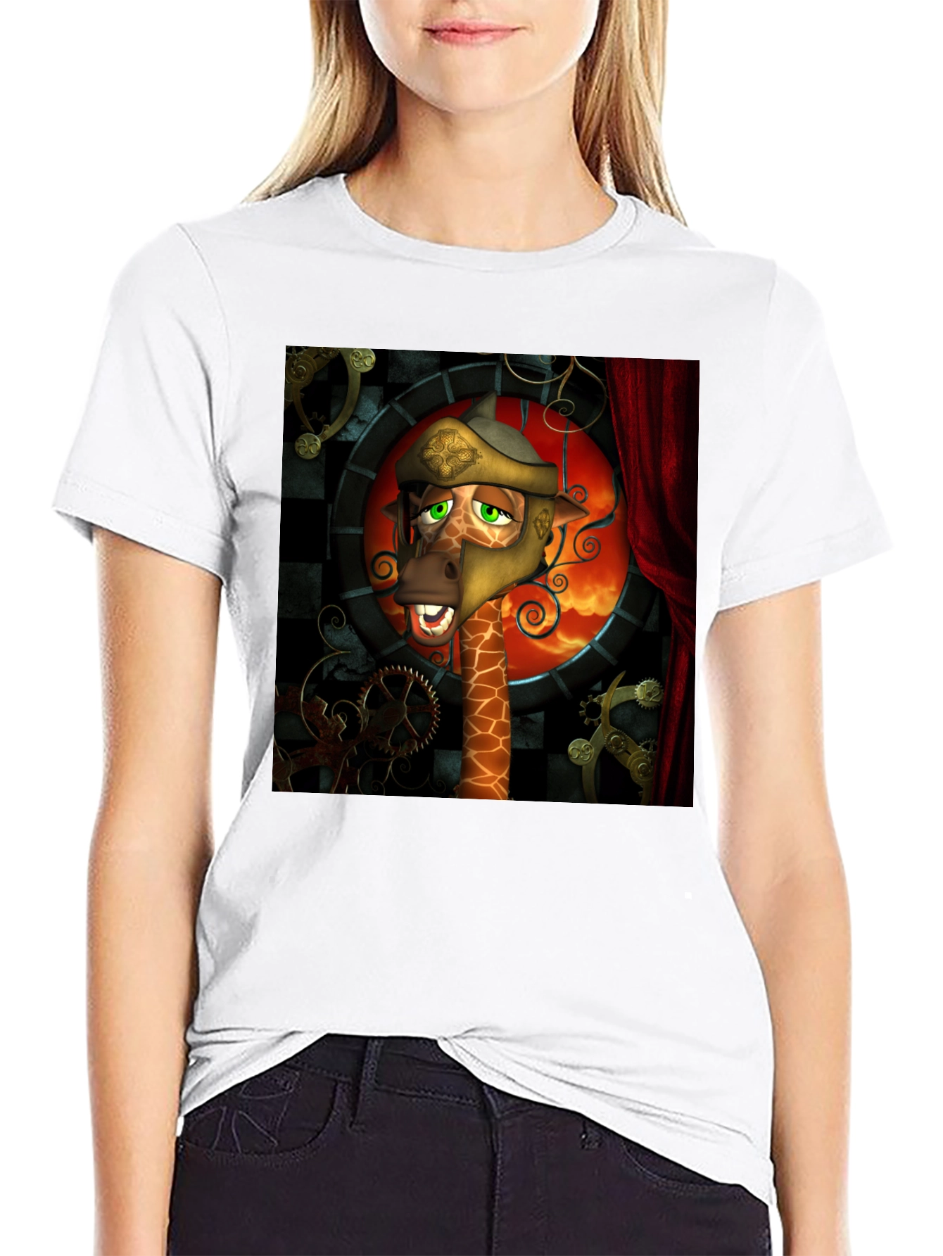 Steampunk Giraffe T-Shirt