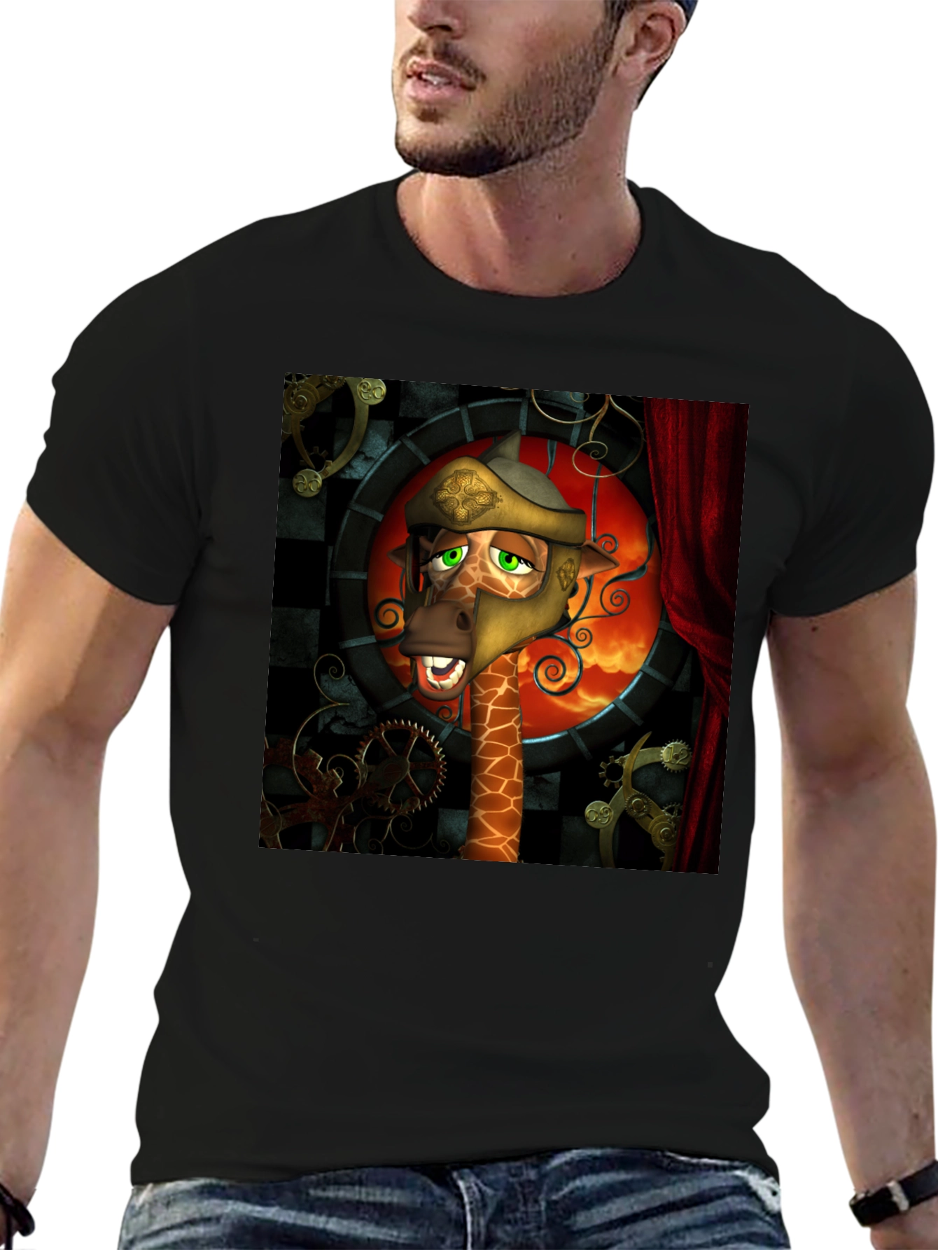 Steampunk Giraffe T-Shirt