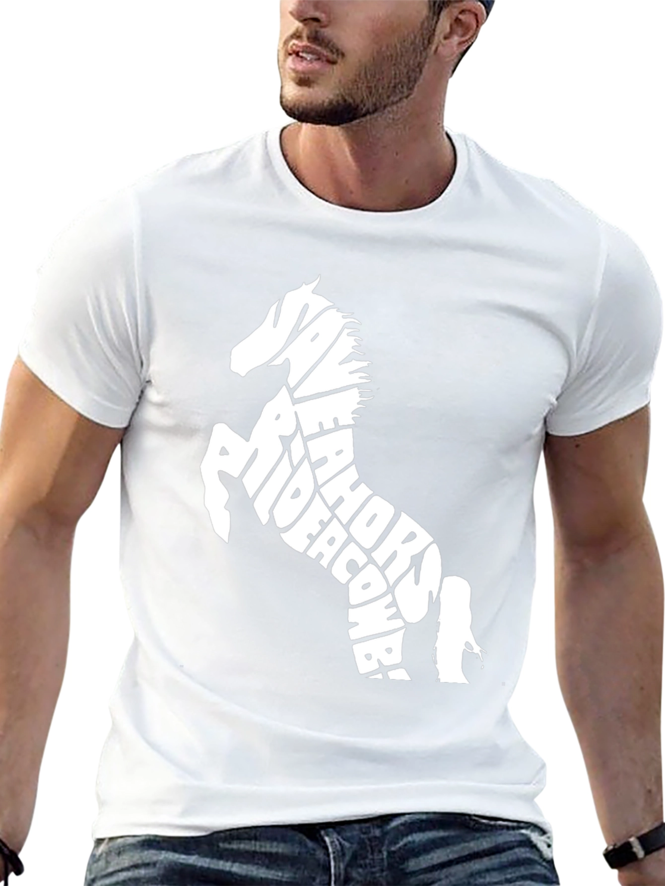 Black Horse Rider T-Shirt
