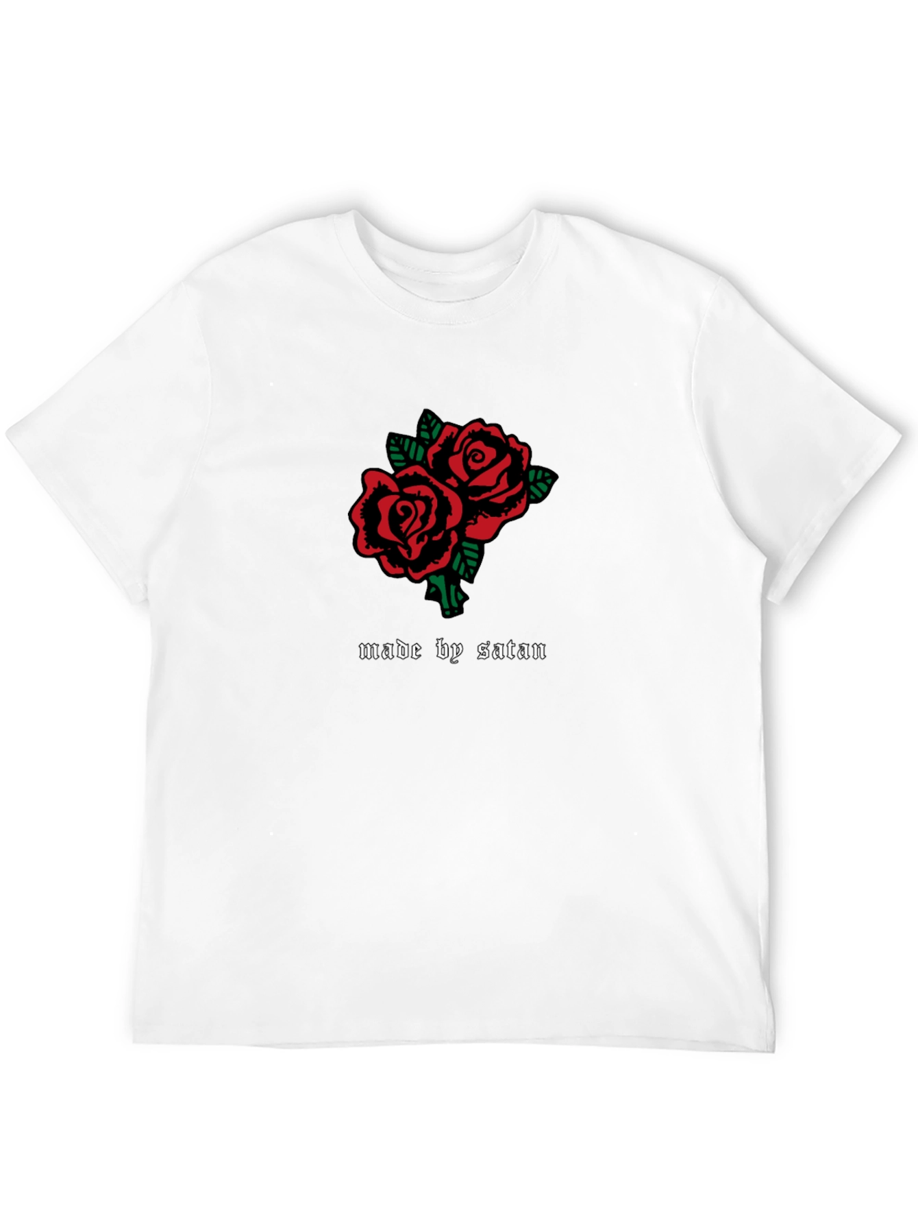 Made By Satan Roses Graphic T-Shirt