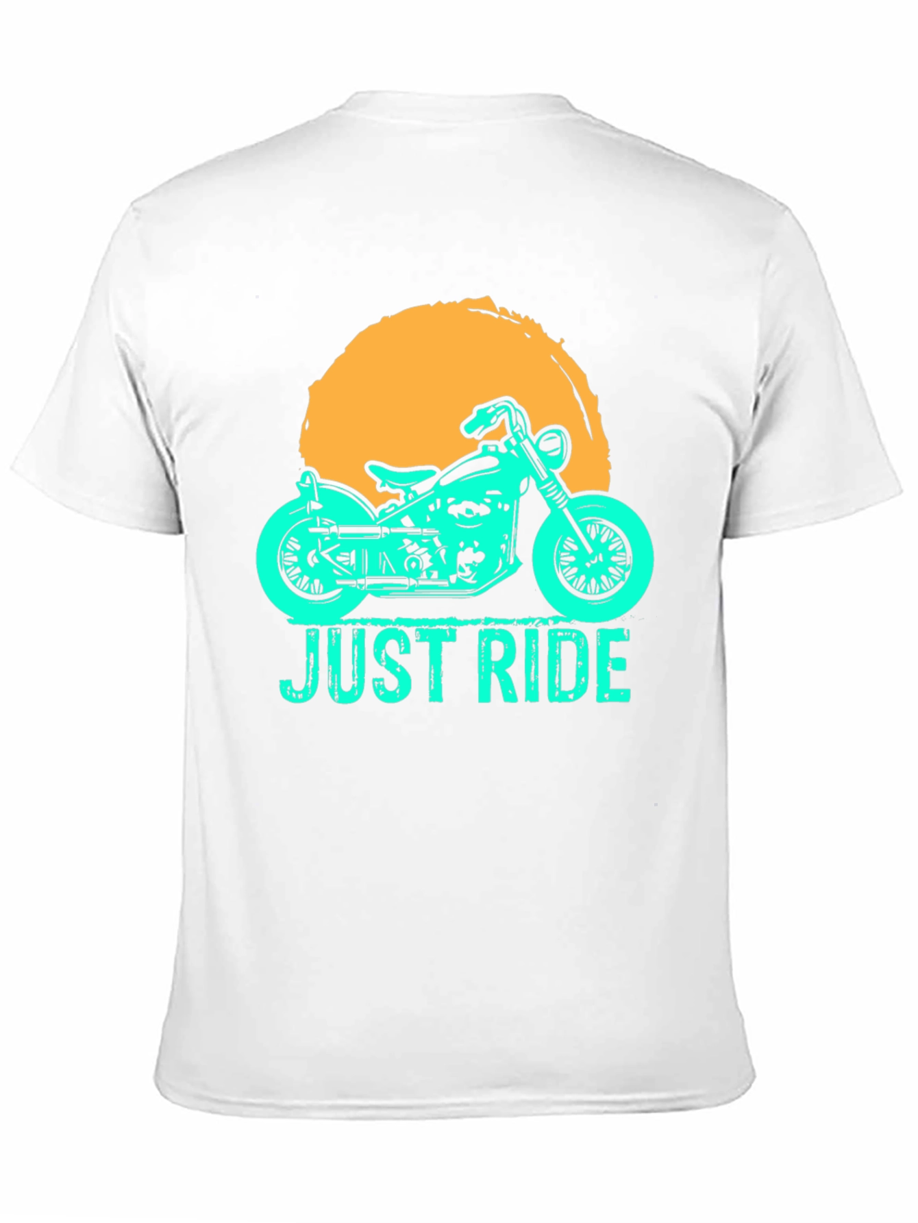 Just Ride Motorcycle Graphic T-Shirt