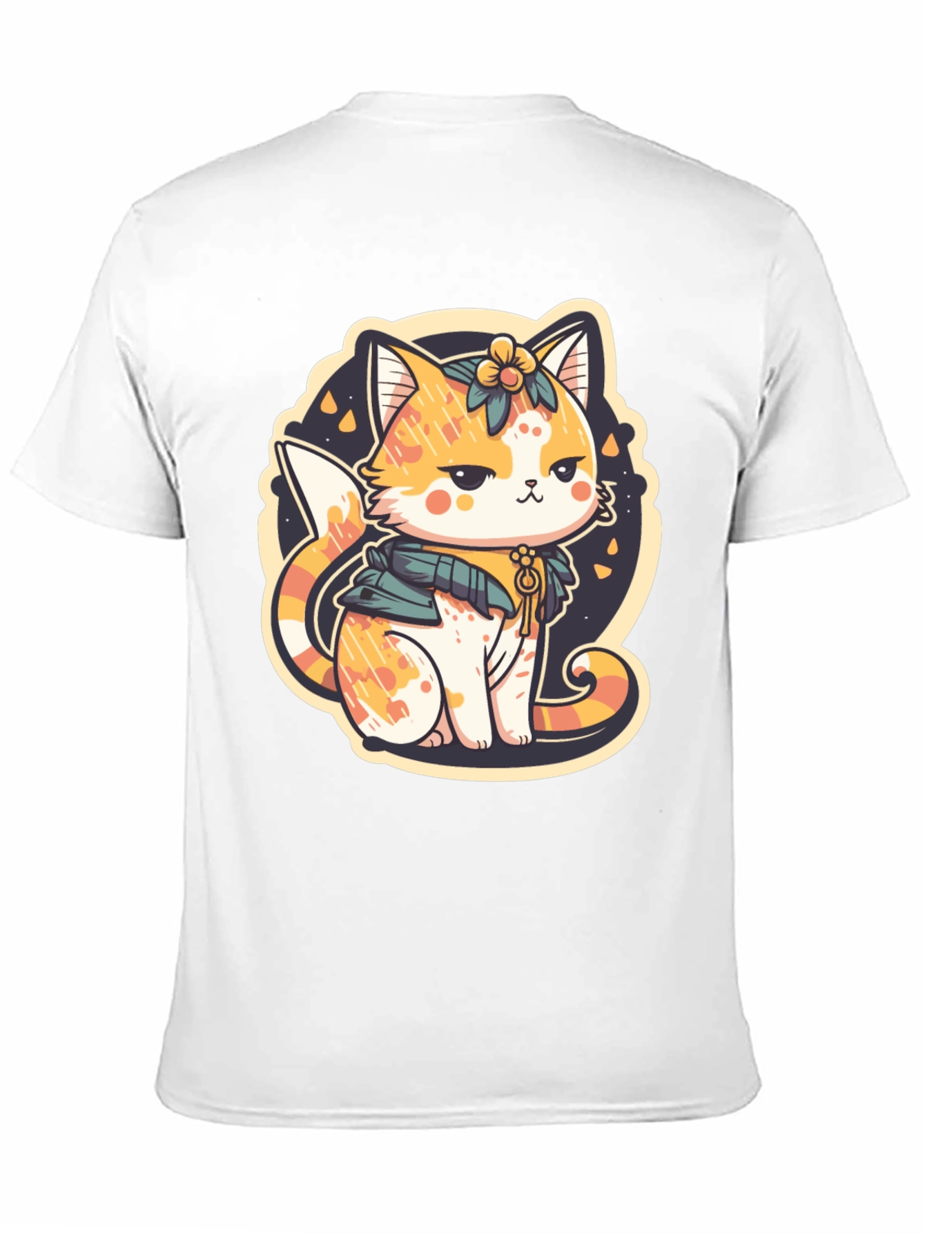 Cute Cat Graphic Tee - Whimsical Kitten Design