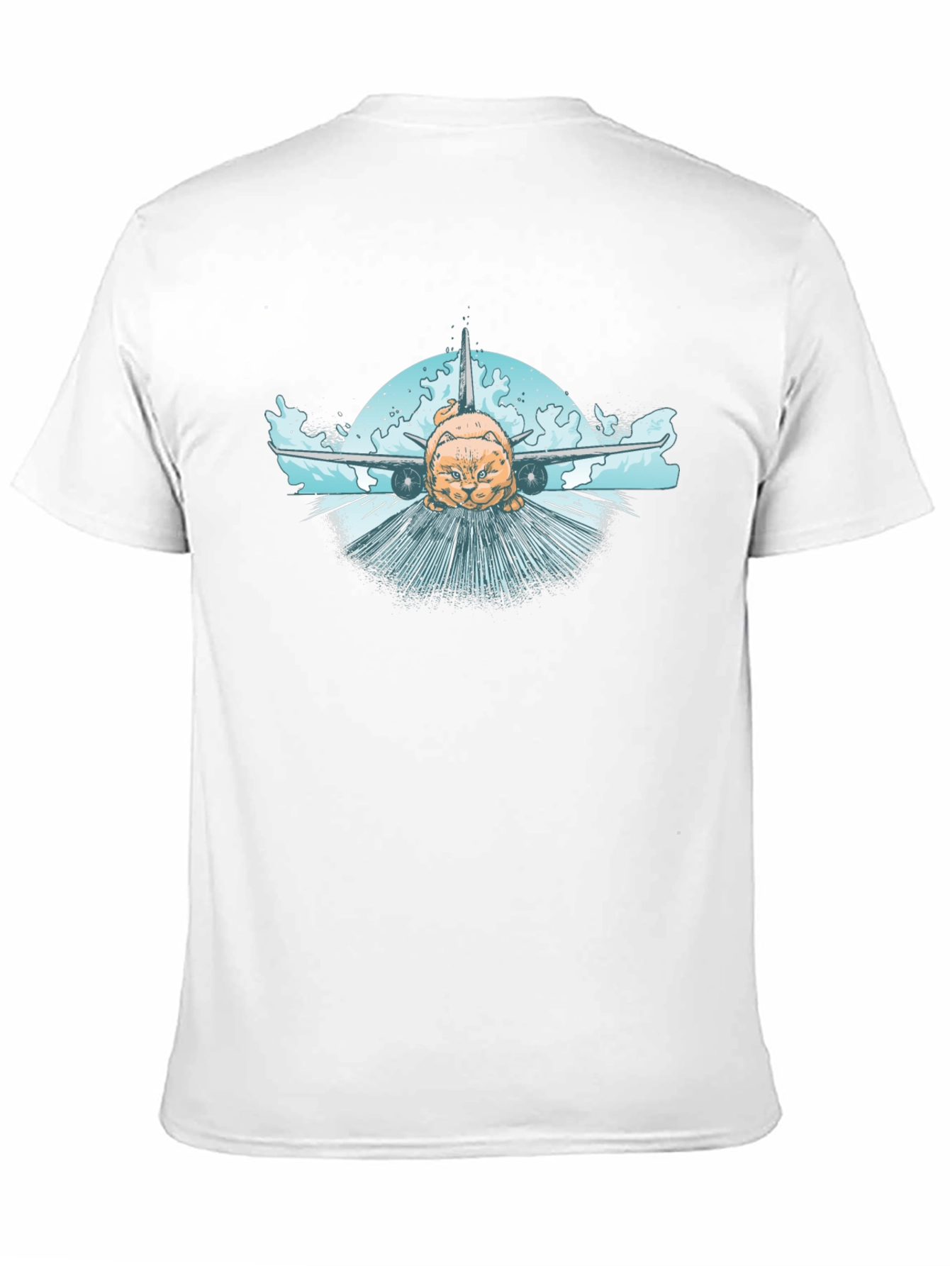 Cat Plane T-Shirt - Aviation Humor Tee