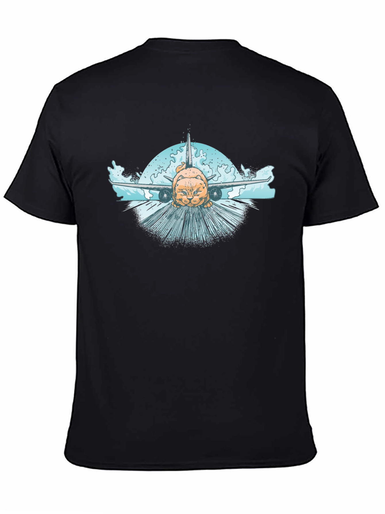 Cat Plane T-Shirt - Aviation Humor Tee
